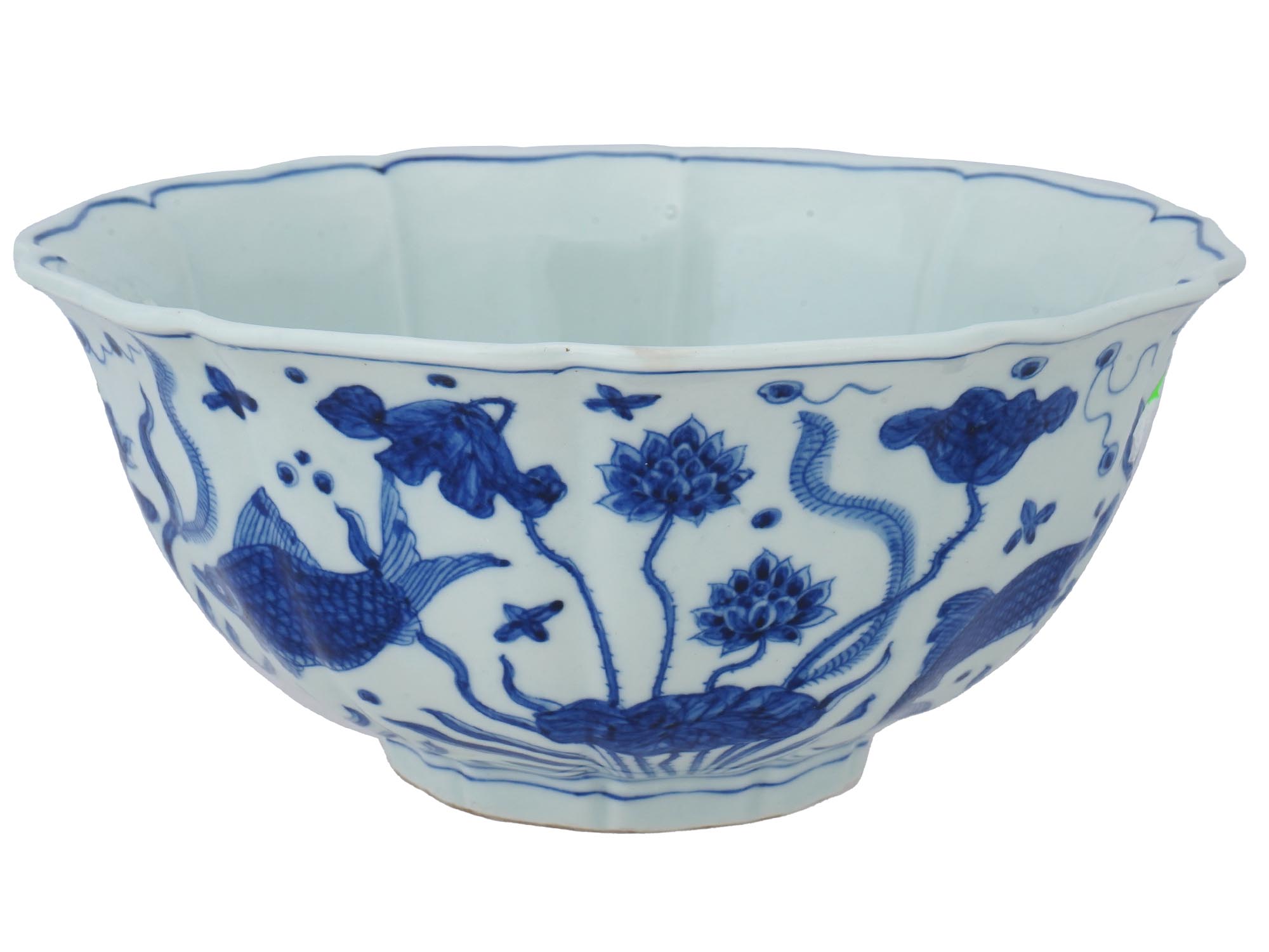 ANTIQUE CHINESE MING XUANDE BLUE WHITE PORCELAIN BOWL PIC-2