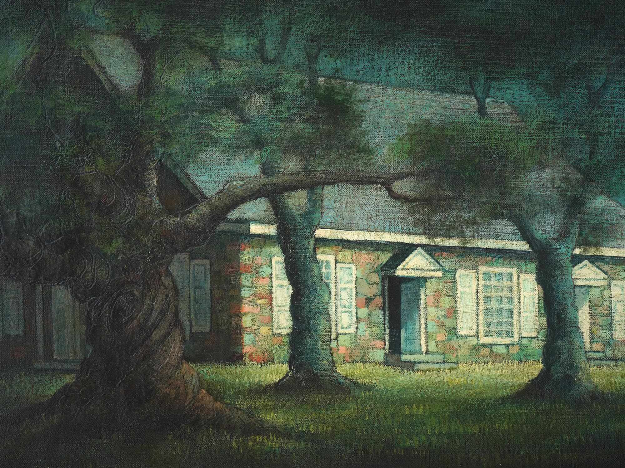 AMERICAN COUNTRY HOUSE PAINTING BY WILL SPARKS PIC-1