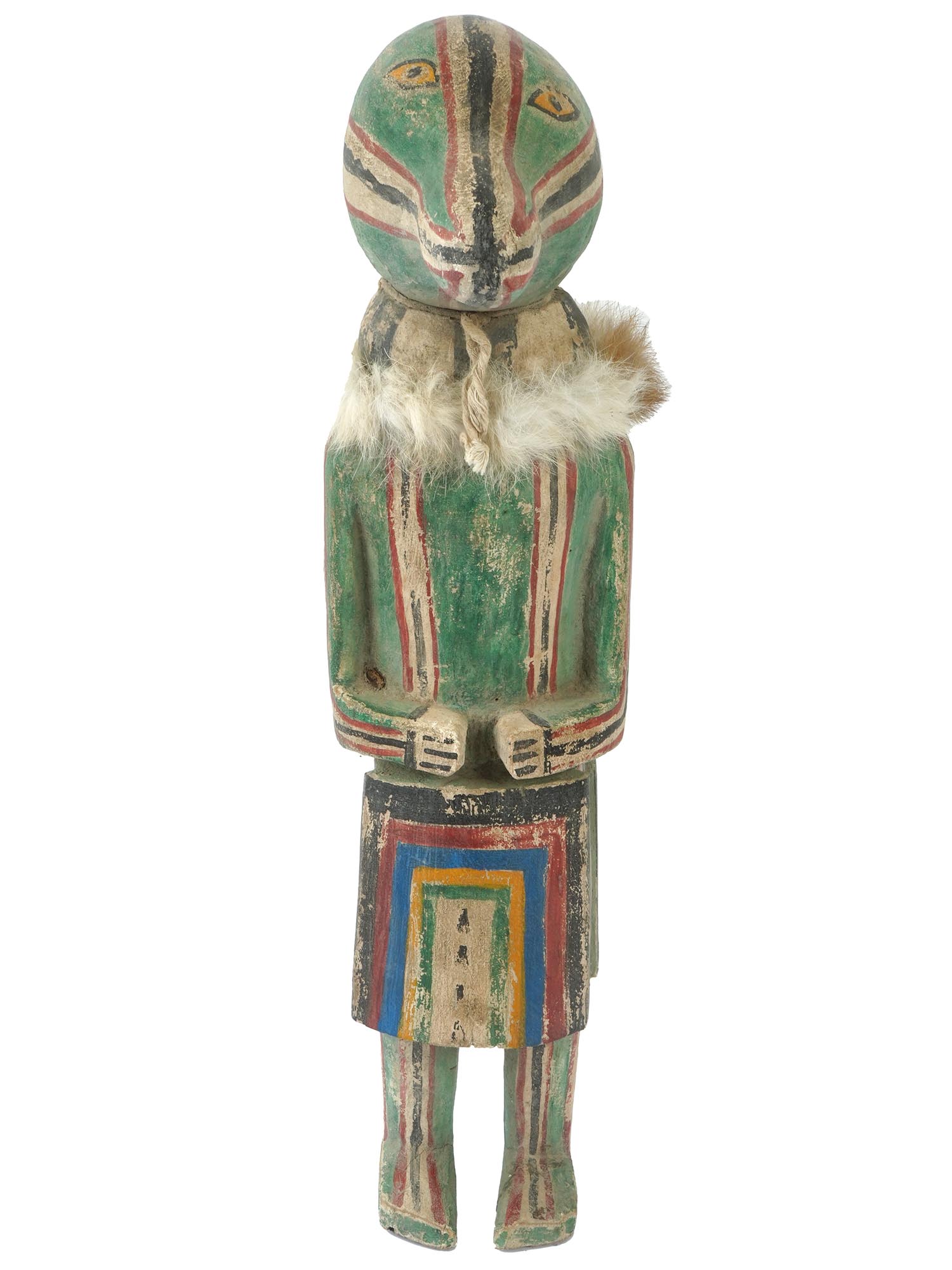 NATIVE AMERICAN HOPI KATSINA CROCODILE FACED FIGURE PIC-1