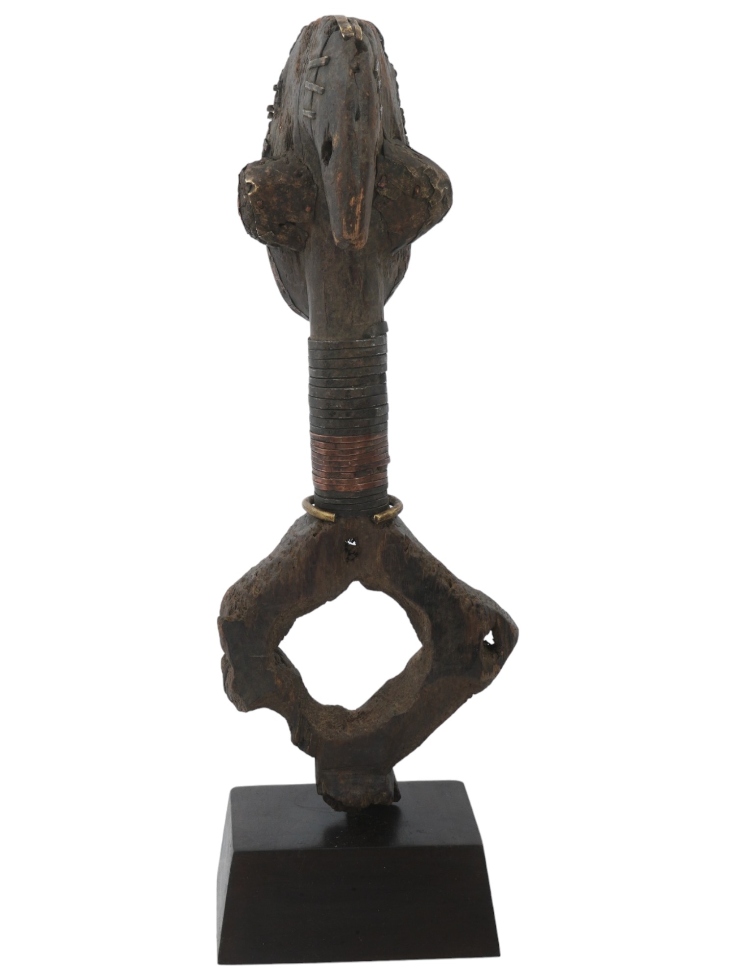 AFRICAN KOTA PEOPLES OBAMBA GUARDIAN RELIQUARY FIGURE PIC-2