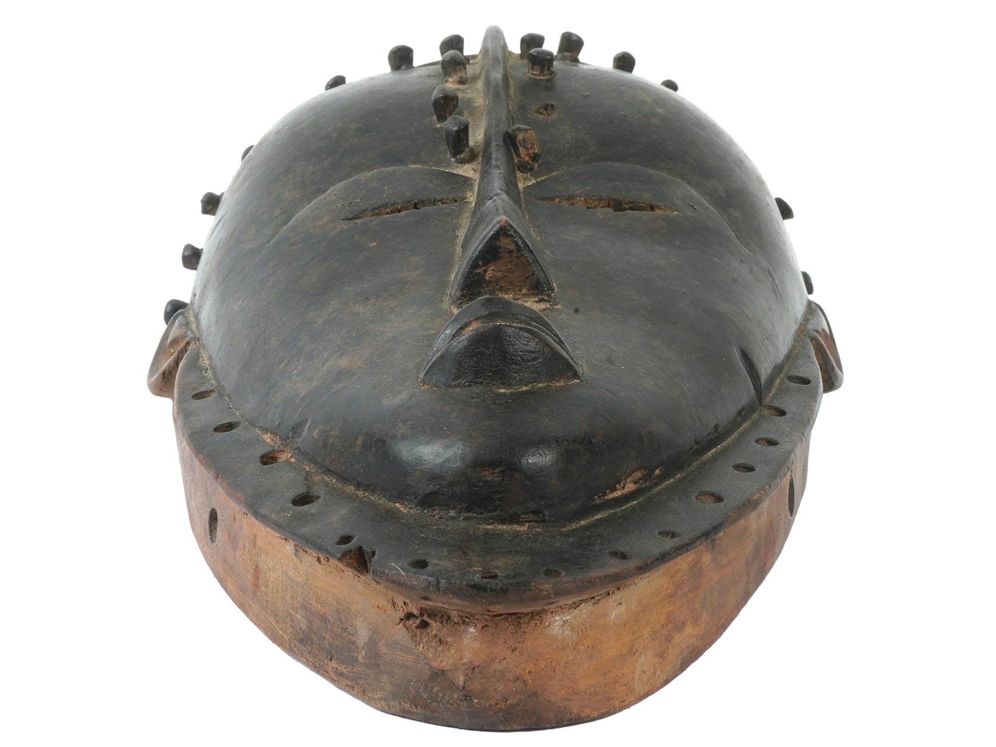 WEST AFRICAN IVORY COAST BETE PEOPLE TRIBAL WOODEN MASK PIC-4