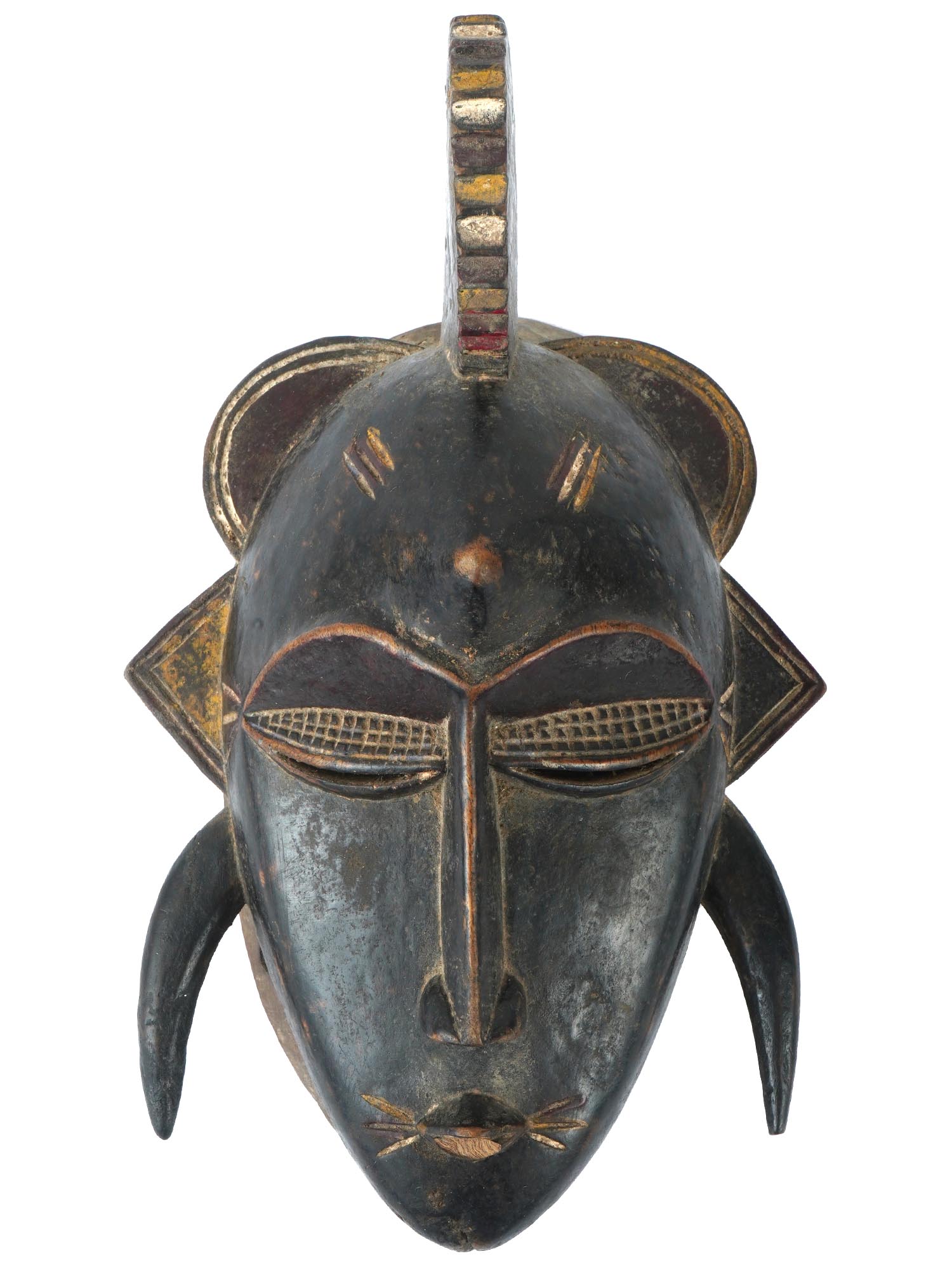 WEST AFRICAN IVORY COAST JIMINI PEOPLE FACE MASK PIC-0