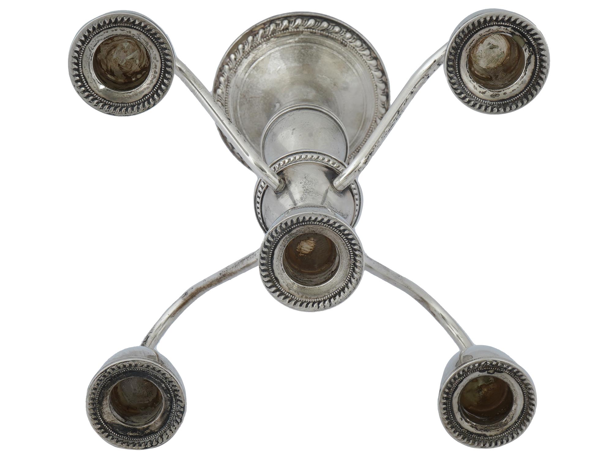 AMERICAN DUCHIN WEIGHTED STERLING SILVER CANDELABRA PIC-5