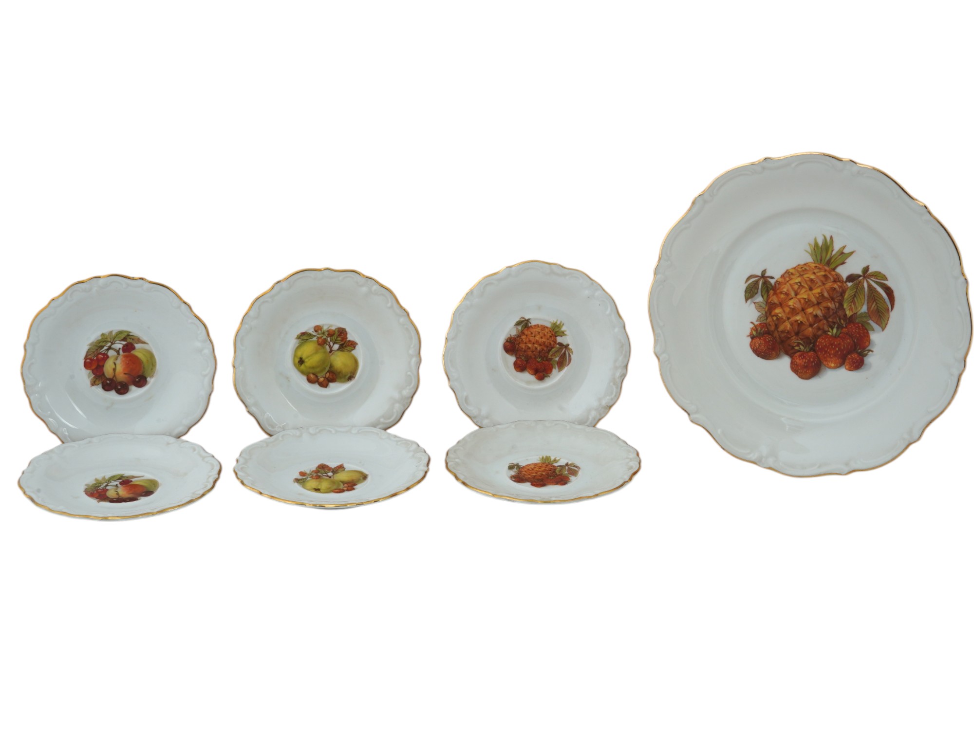 GERMAN BAVARIAN WINTERLING ROSLAU SERVING PLATES PIC-0