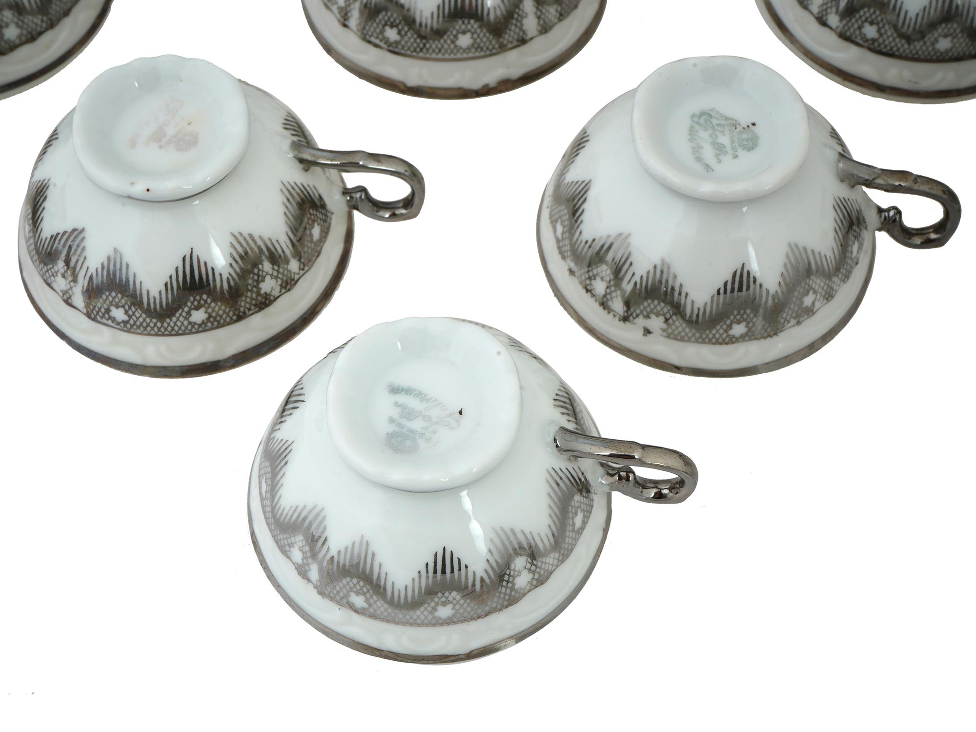 GERMAN BAVARIAN PORCELAIN TEA SET JOLLIS SALVREAM PIC-10