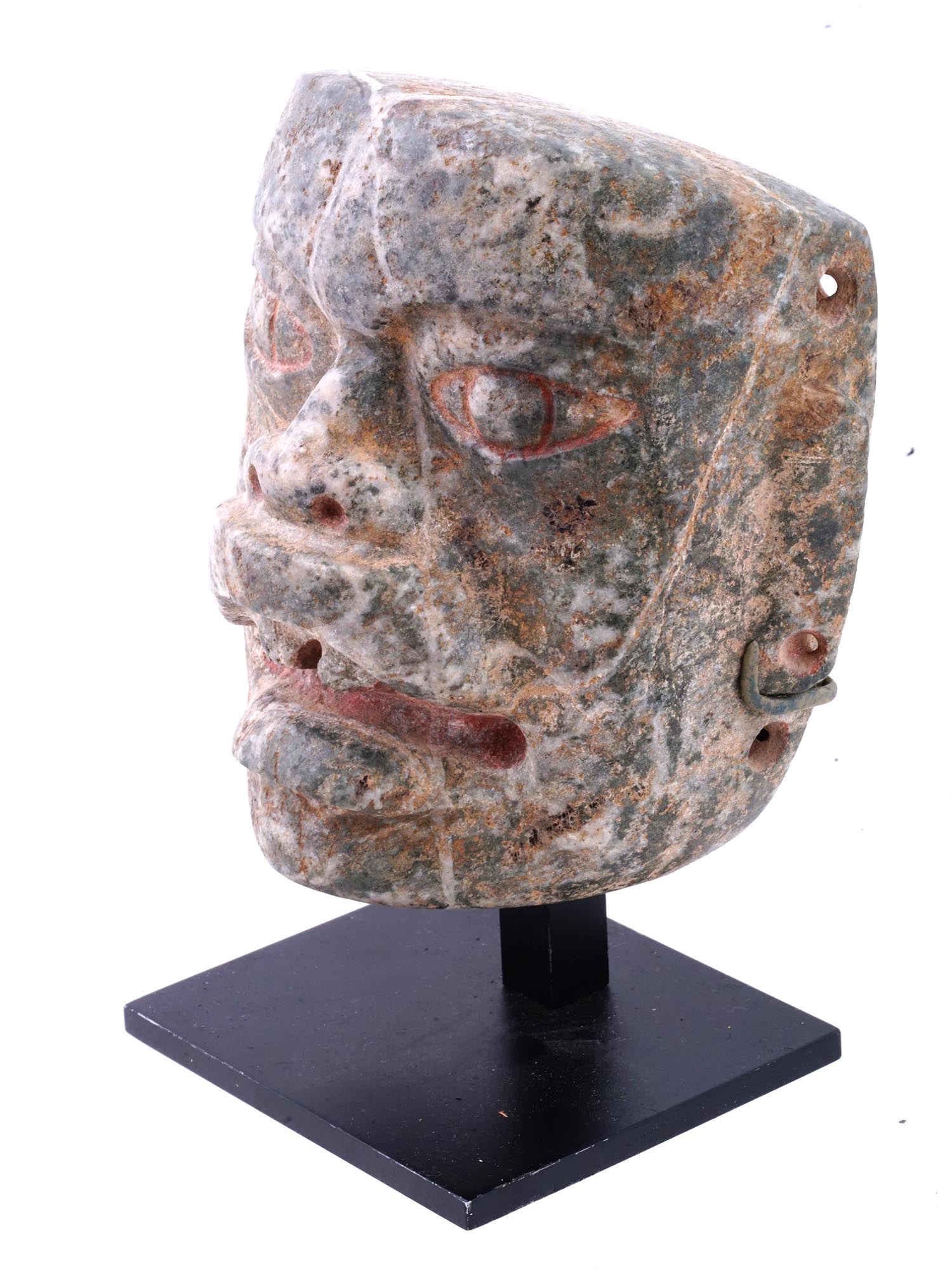 ANCIENT PRE COLUMBIAN AMERICA OLMEC MASK PIC-1