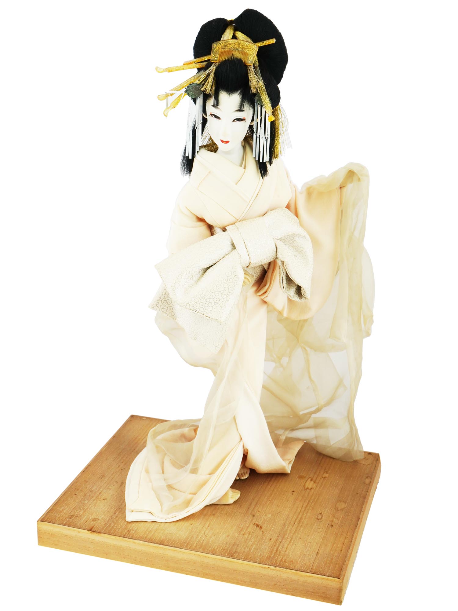 WWII ERA LARGE JAPANESE HAND MADE BRIDE GEISHA DOLL PIC-0