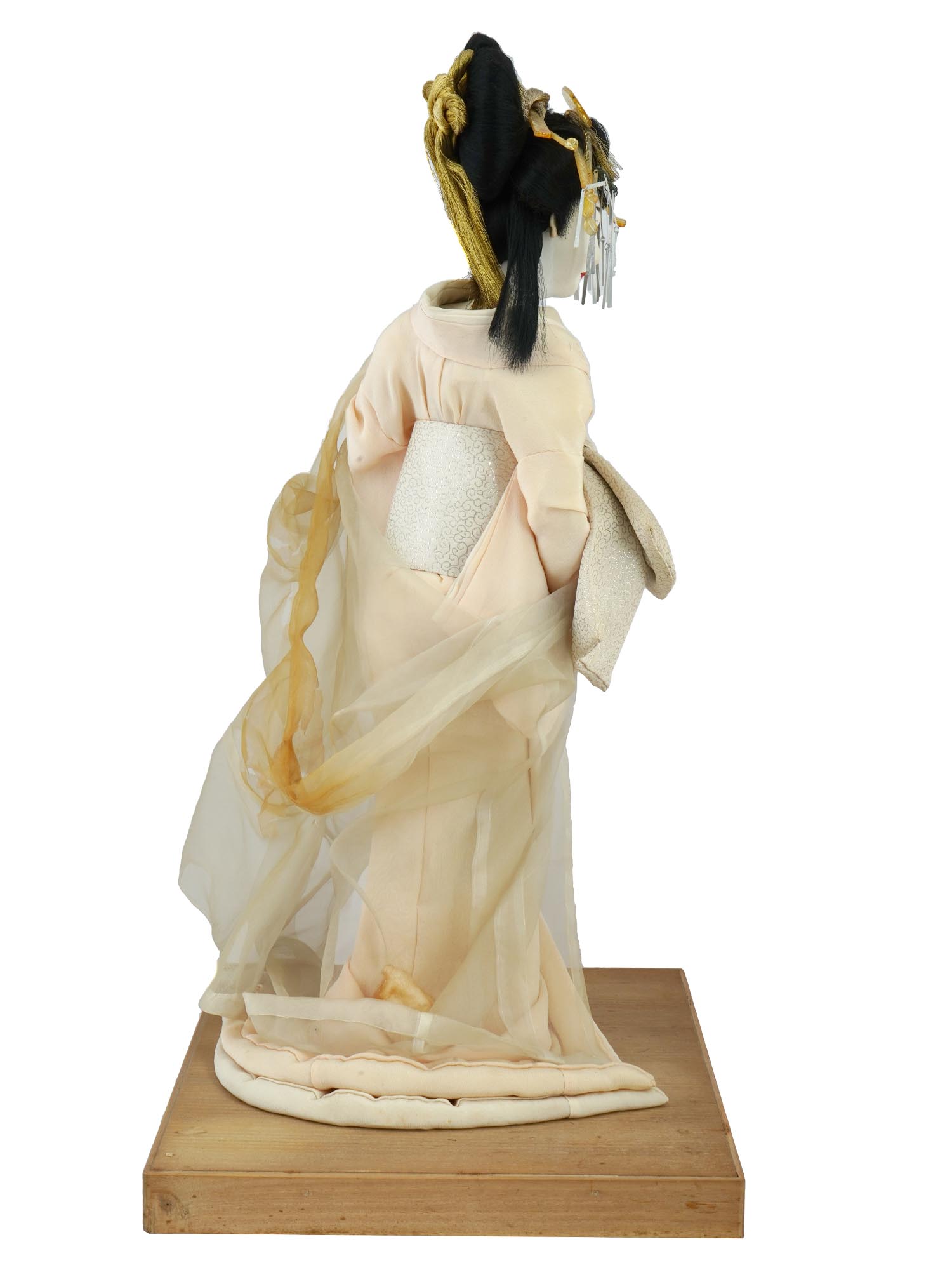 WWII ERA LARGE JAPANESE HAND MADE BRIDE GEISHA DOLL PIC-4