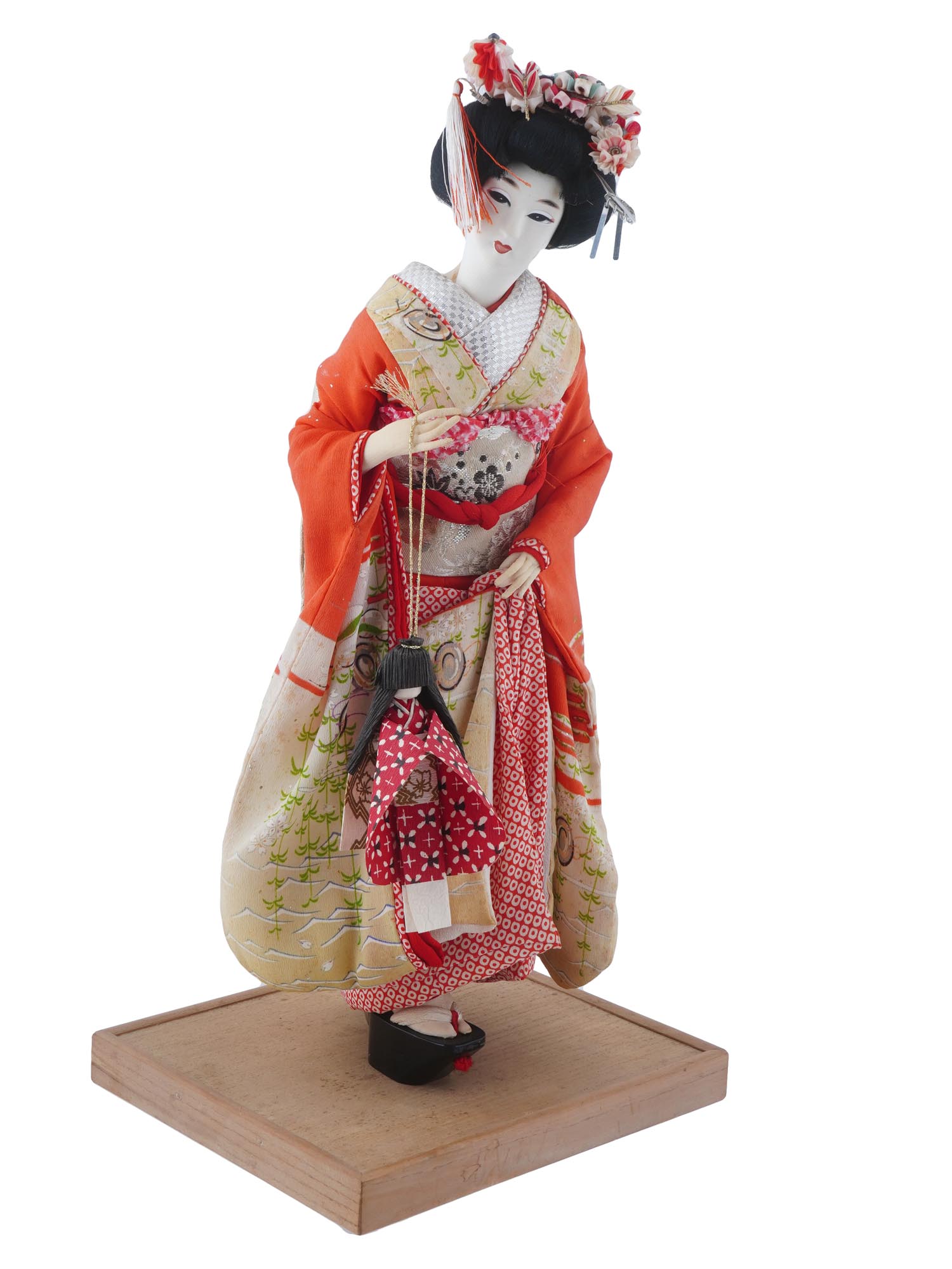 WWII ERA FACTORY JAPANESE HAND MADE GEISHA DOLL PIC-1