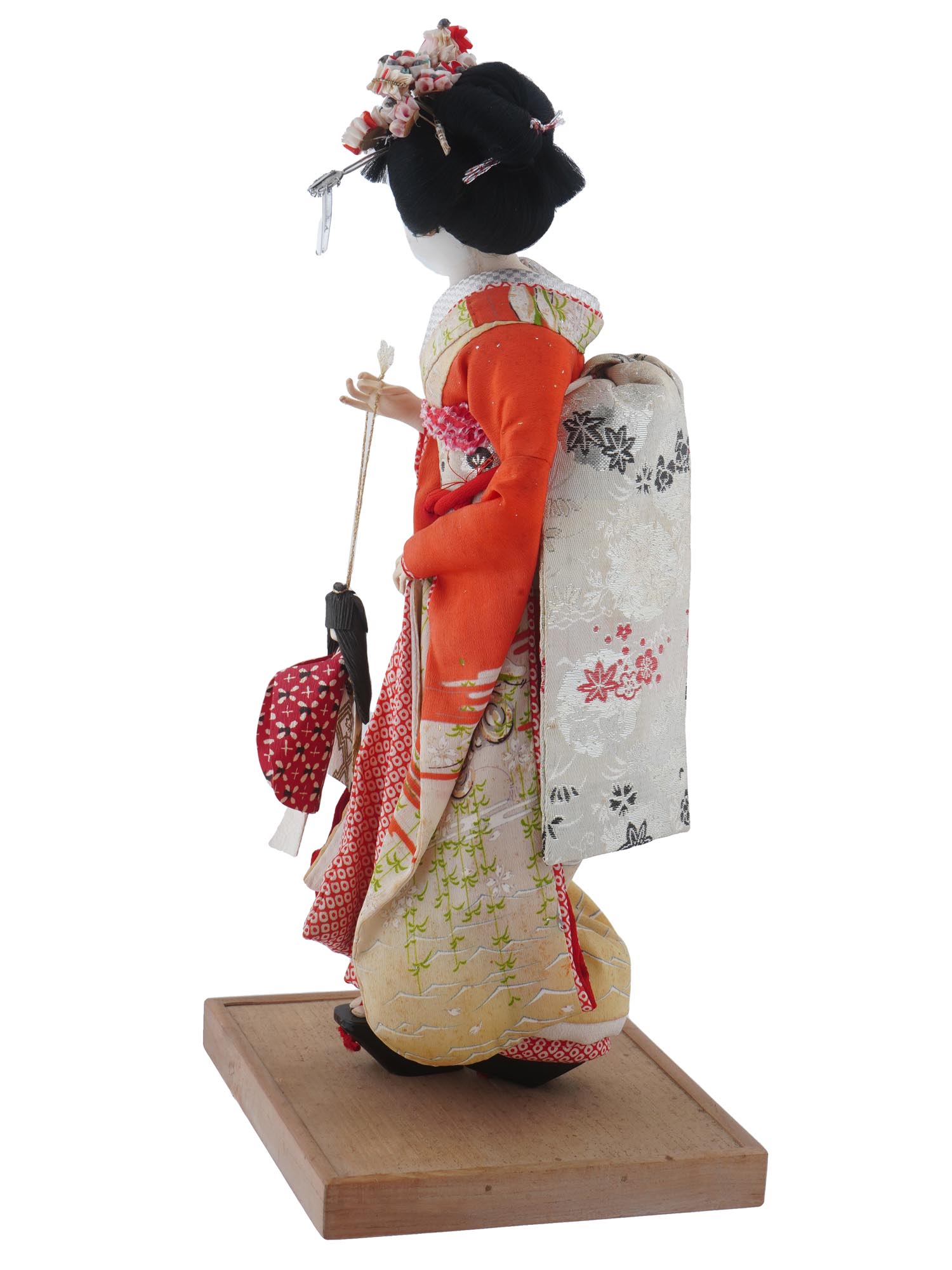 WWII ERA FACTORY JAPANESE HAND MADE GEISHA DOLL PIC-2