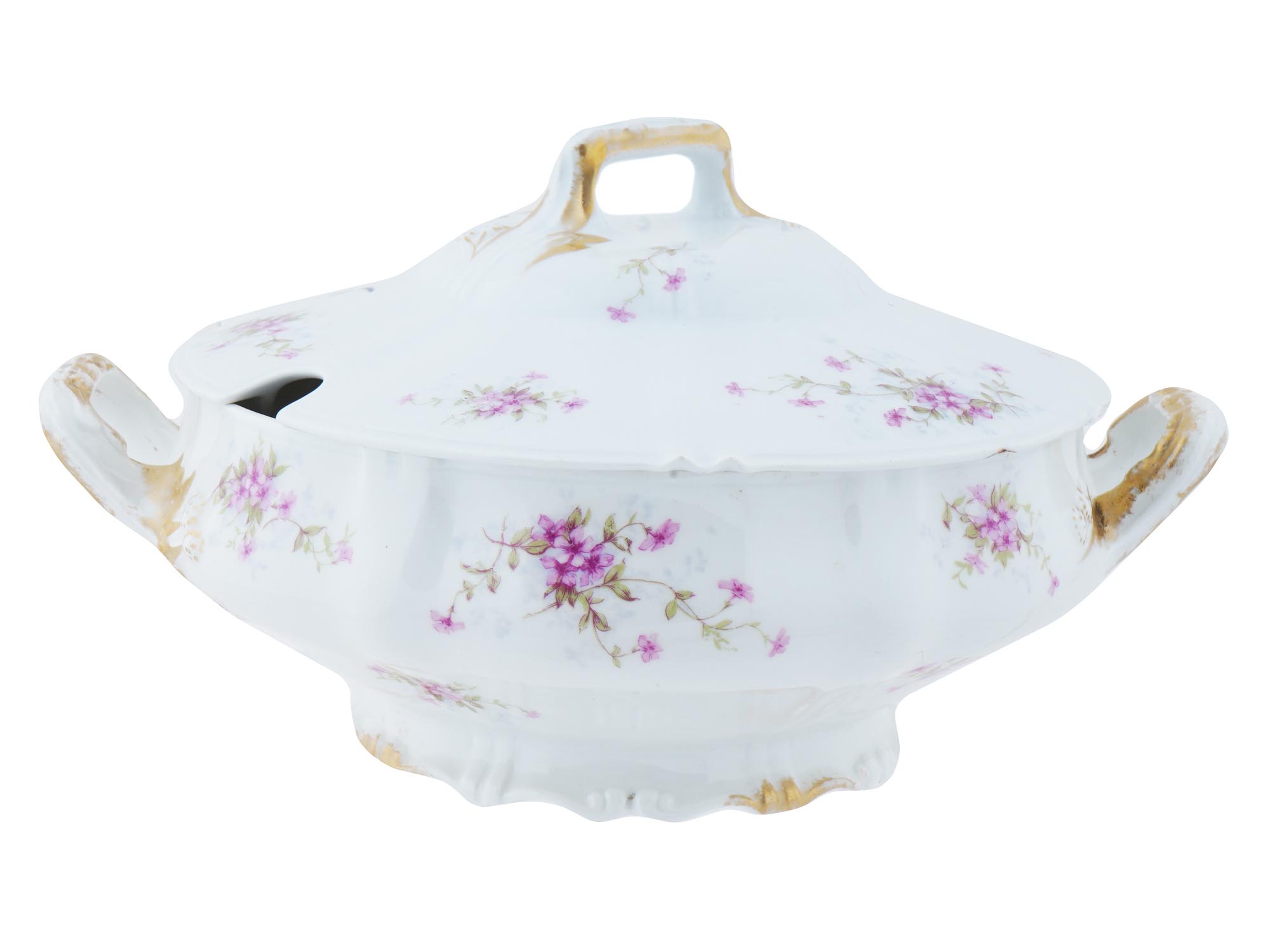 FRENCH LIMOGES THEODORE HAVILAND PORCELAIN TUREEN PIC-0