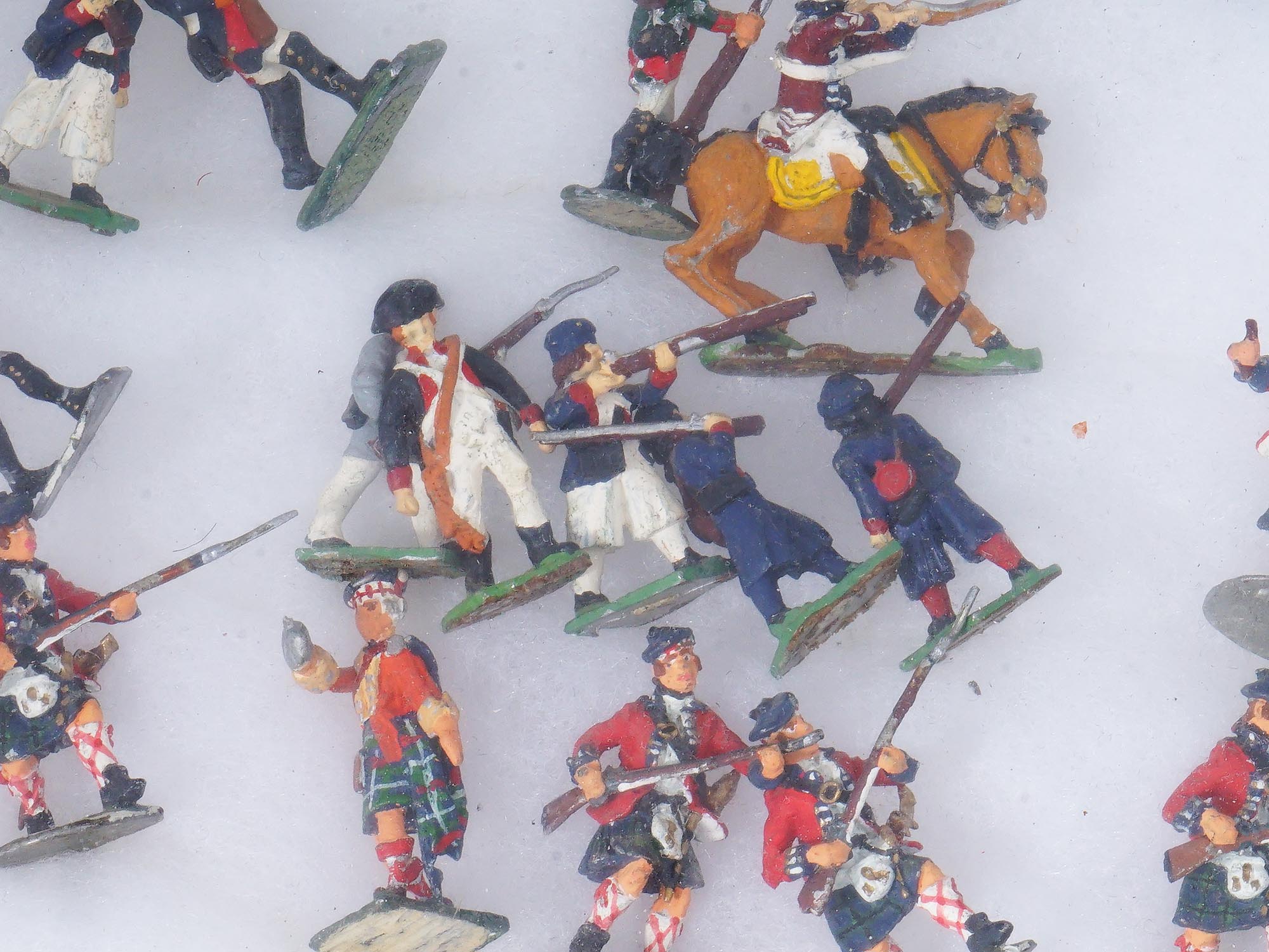 ANTIQUE MILITARY TOY SOLDIERS 1776 AMERICAN REVOLUTION PIC-4
