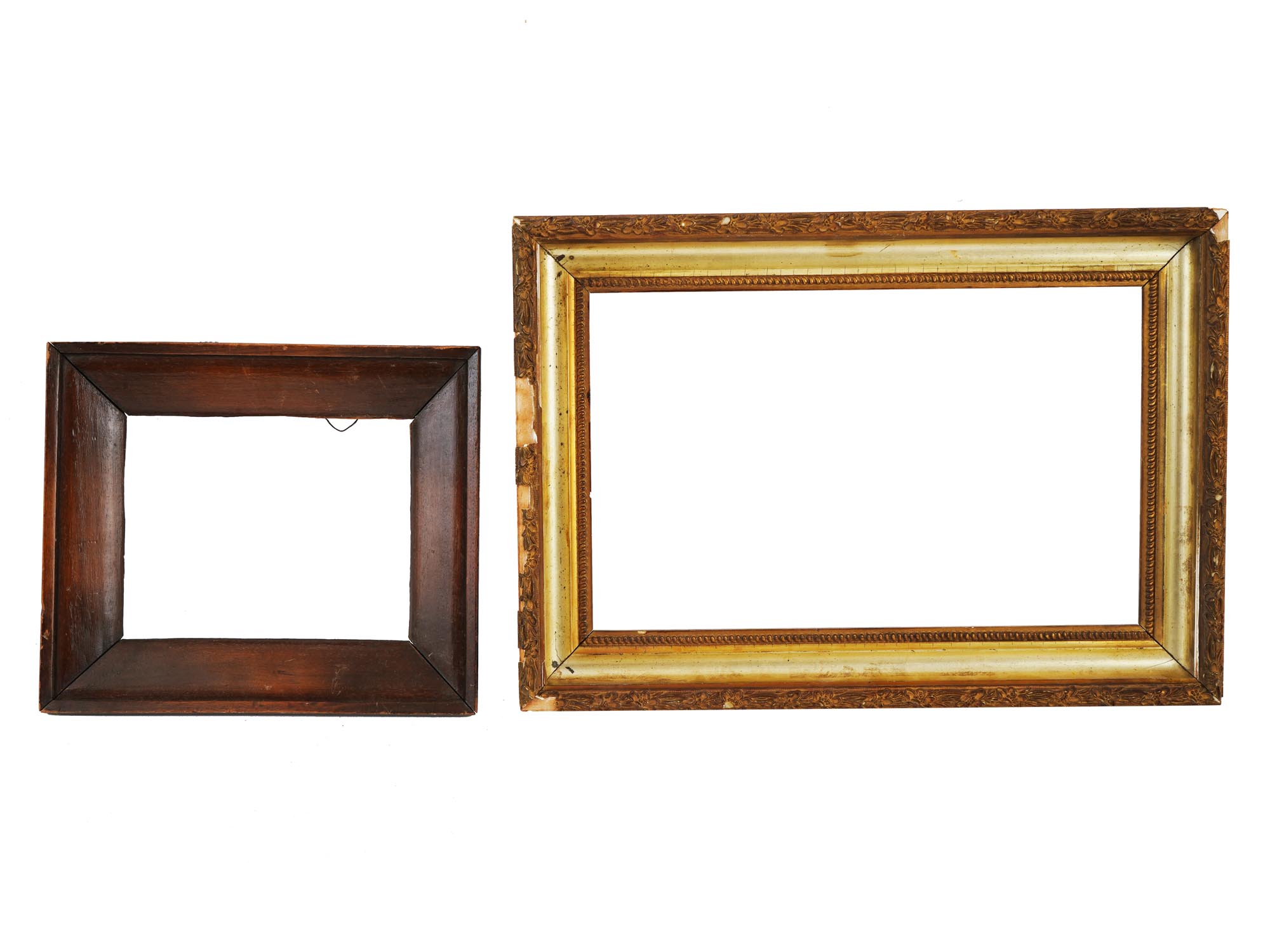 VINTAGE NATURAL WOOD AND ORNATE PAINTING FRAMES PIC-3