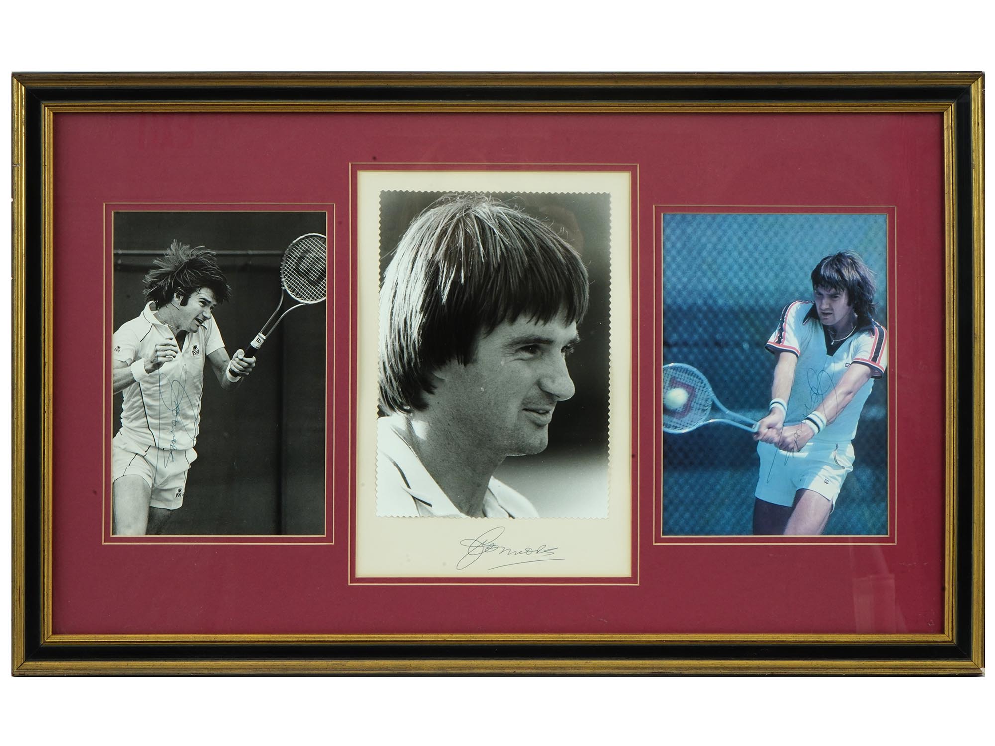 SIGNED PHOTOS OF JIMMY CONNORS TENNIS PLAYER FRAMED PIC-0