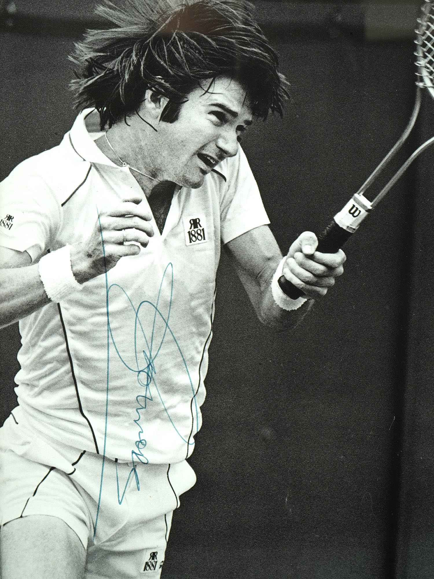 SIGNED PHOTOS OF JIMMY CONNORS TENNIS PLAYER FRAMED PIC-4