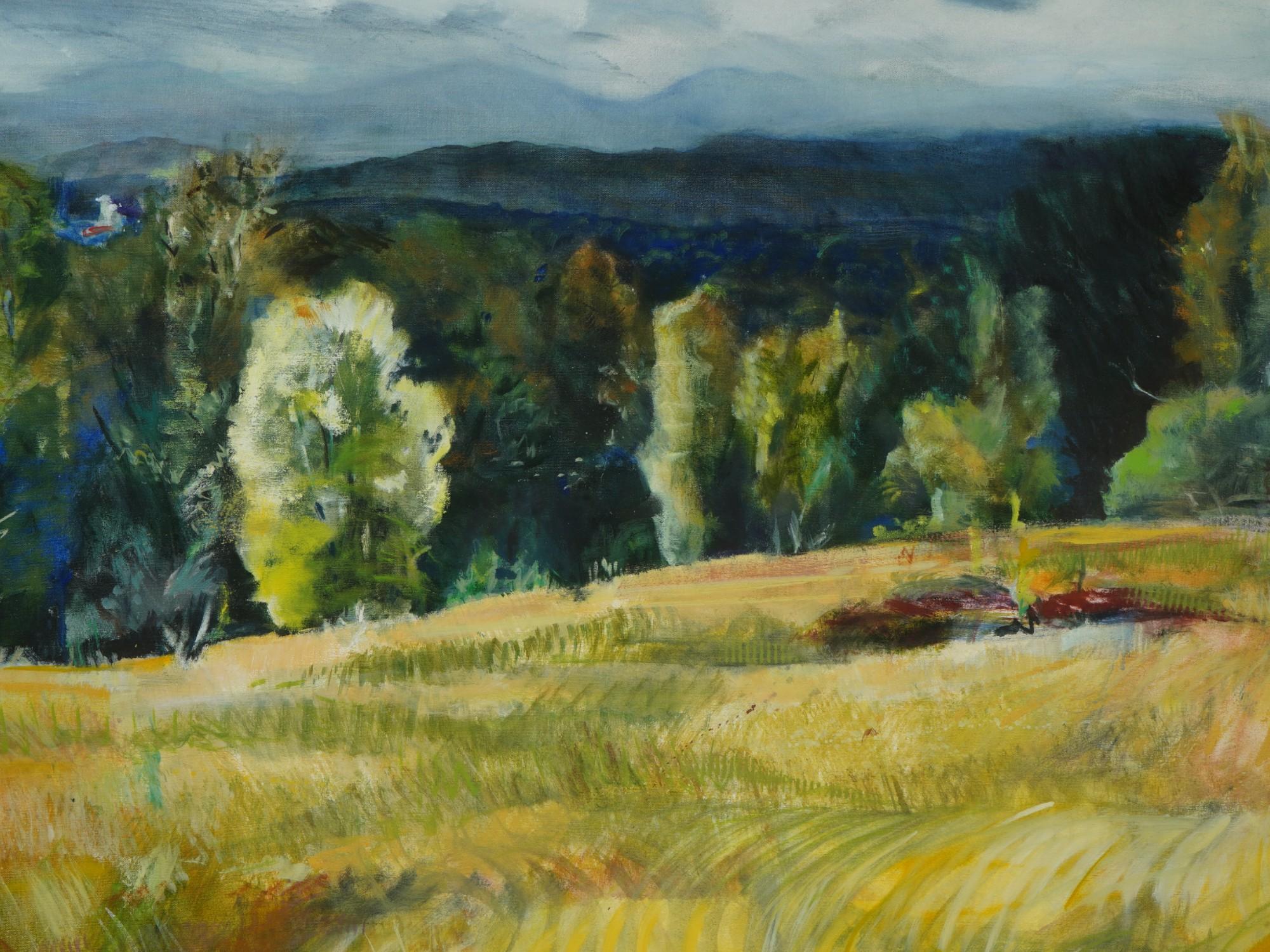 AMERICAN LANDSCAPE PAINTING BY BUNNY HARVEY 1996 PIC-1