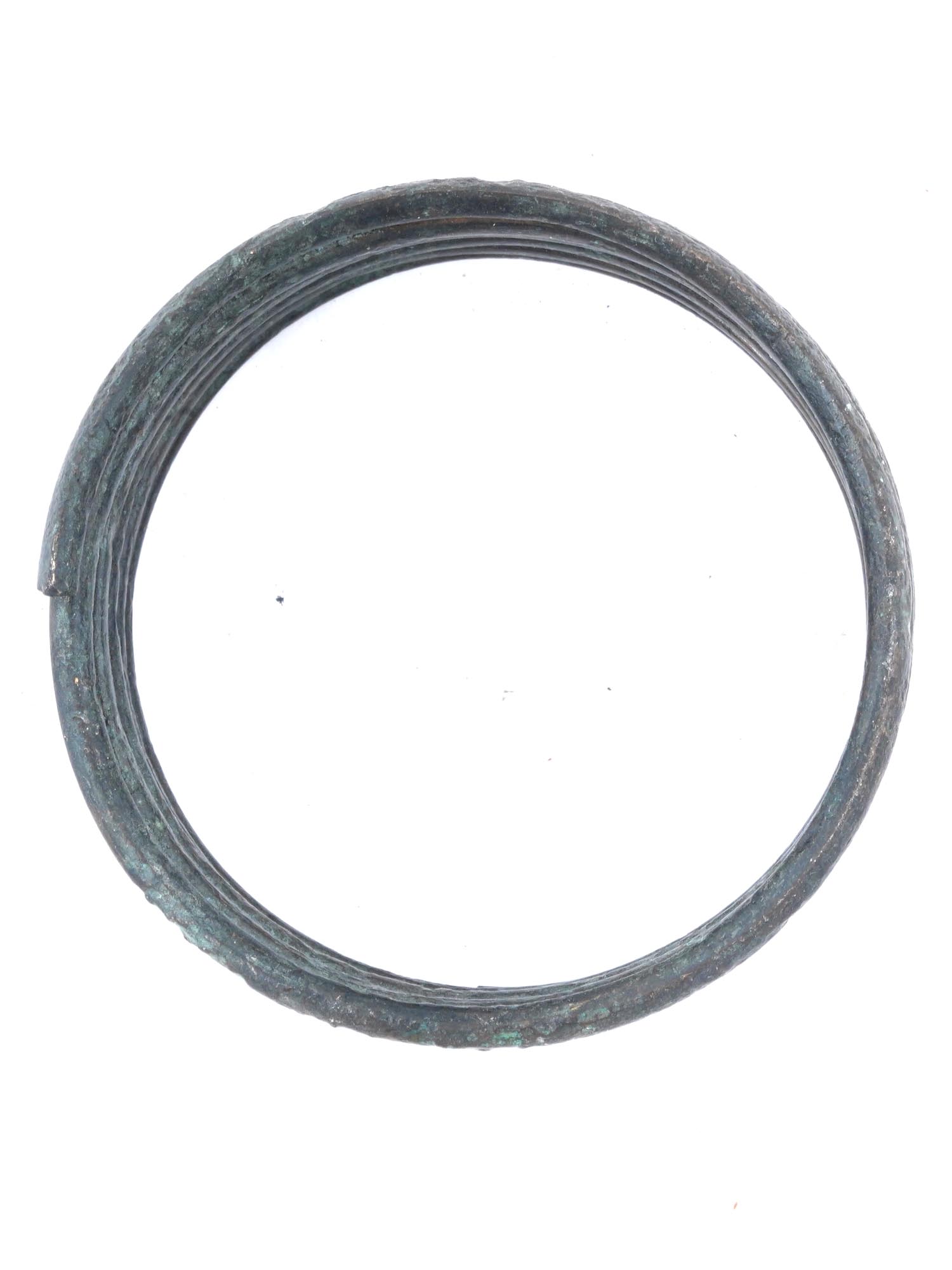 ANCIENT BRONZE SPIRAL DESIGN BRACELET PIC-2