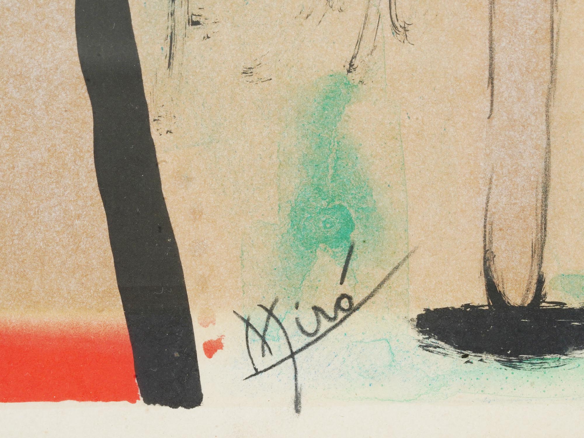 SPANISH CATALAN COLOR LITHOGRAPH AFTER JOAN MIRO PIC-3