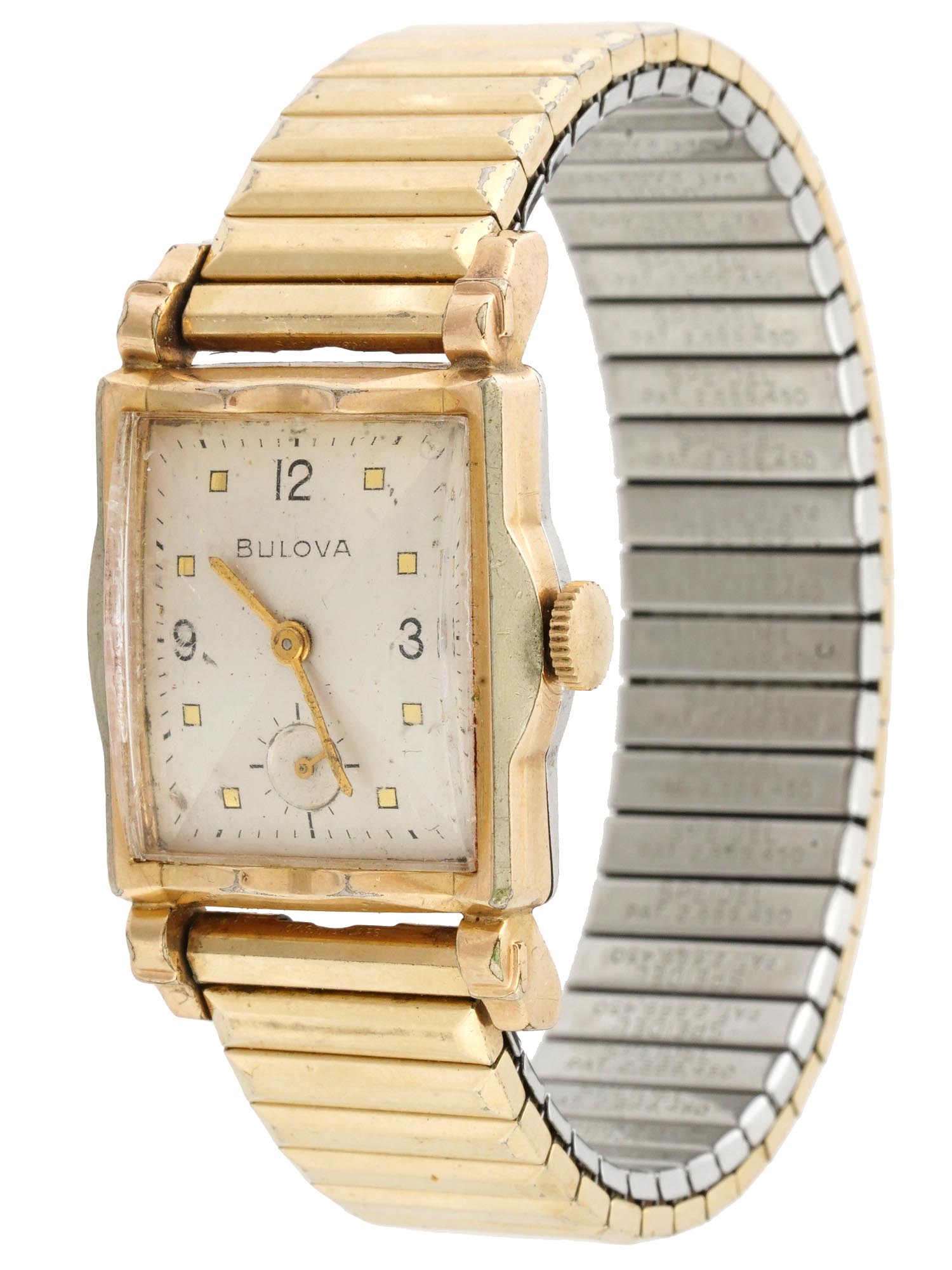 MIDCENT BULOVA L5 GOLD FILLED WRISTWATCH PIC-0