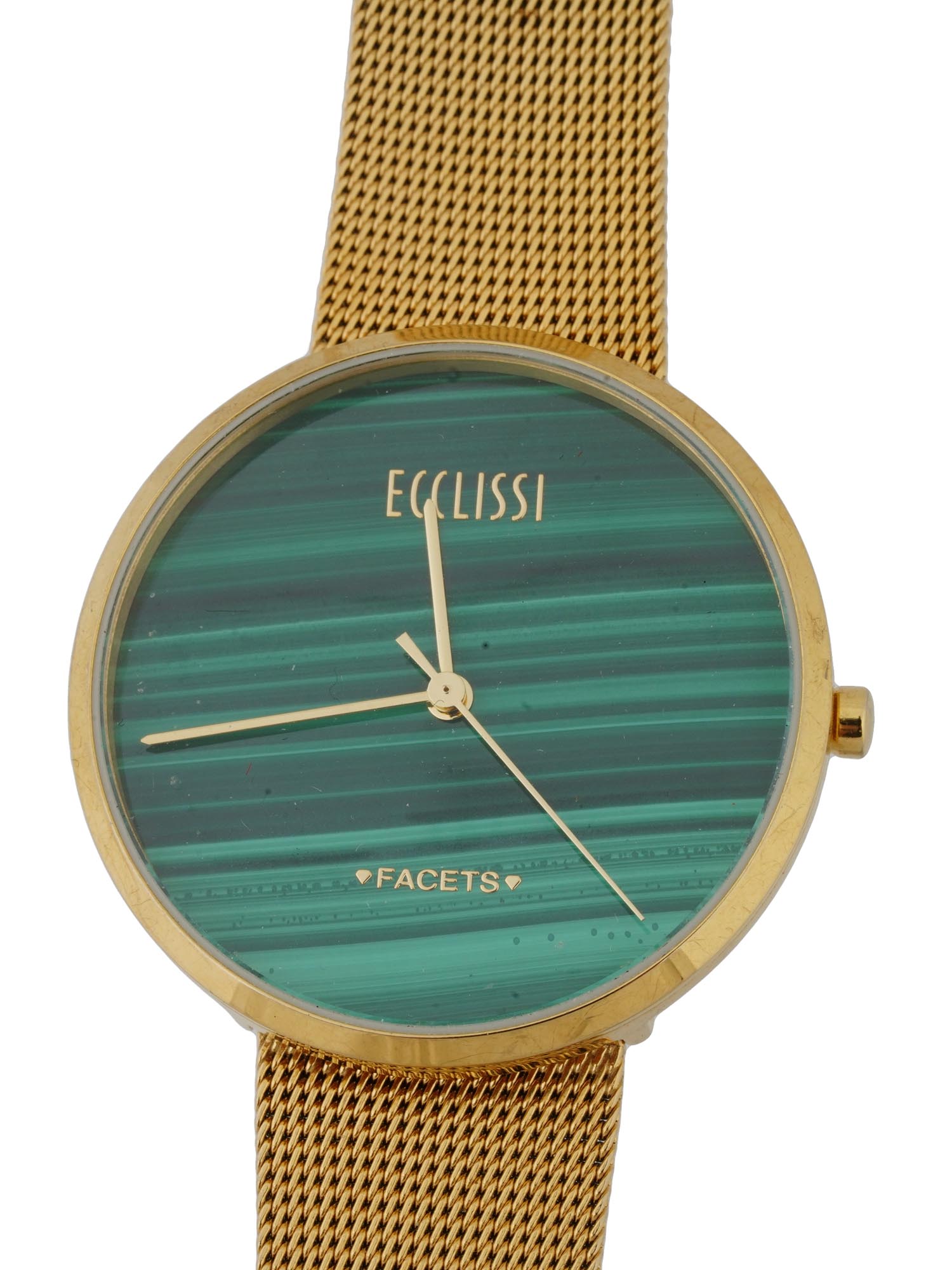 ECCLISSI FACETS MALACHITE DIAL LADIES WRISTWATCH PIC-3