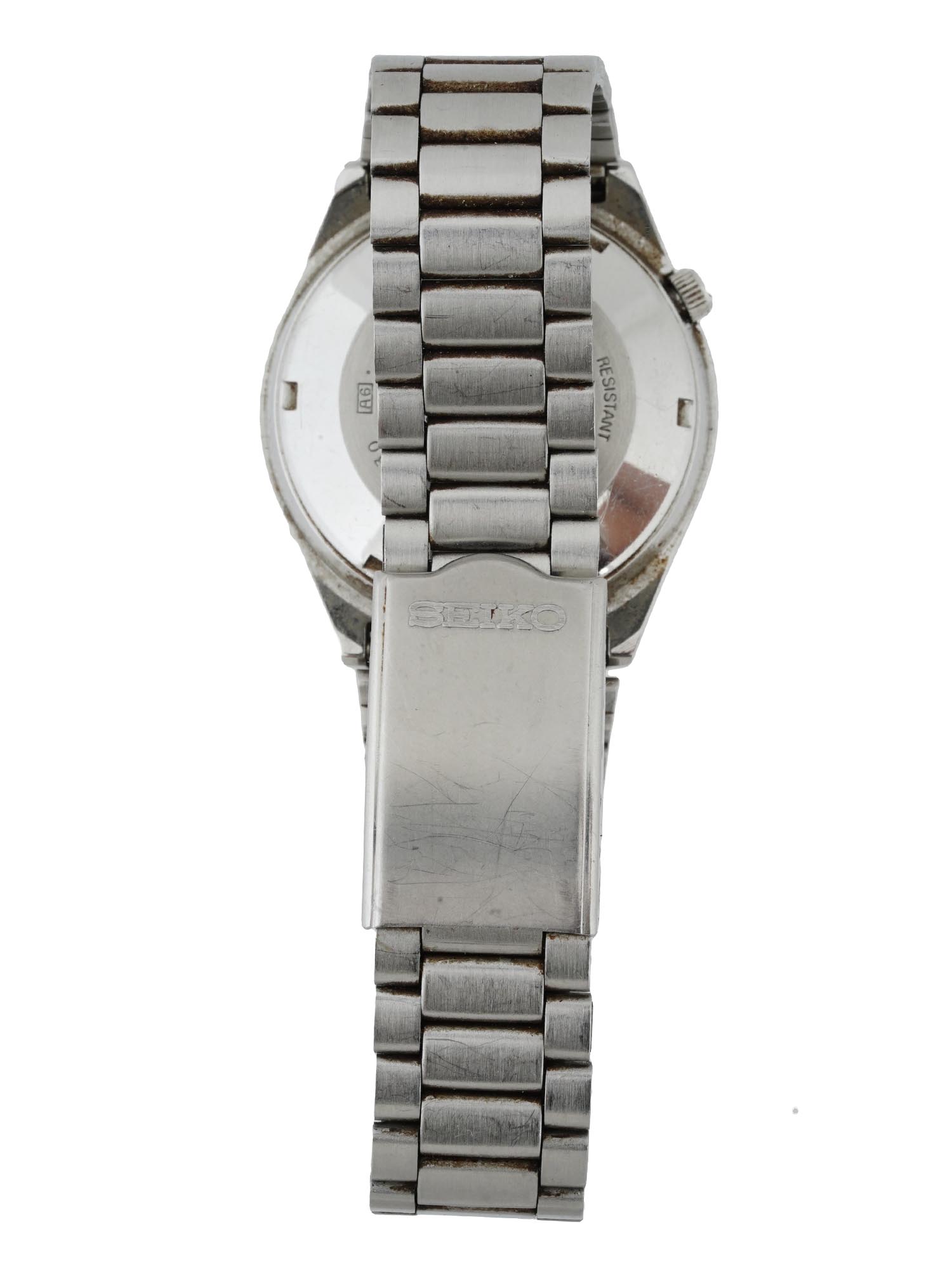 1980S SEIKO STAINLESS STEEL AUTOMATIC WRISTWATCH PIC-2