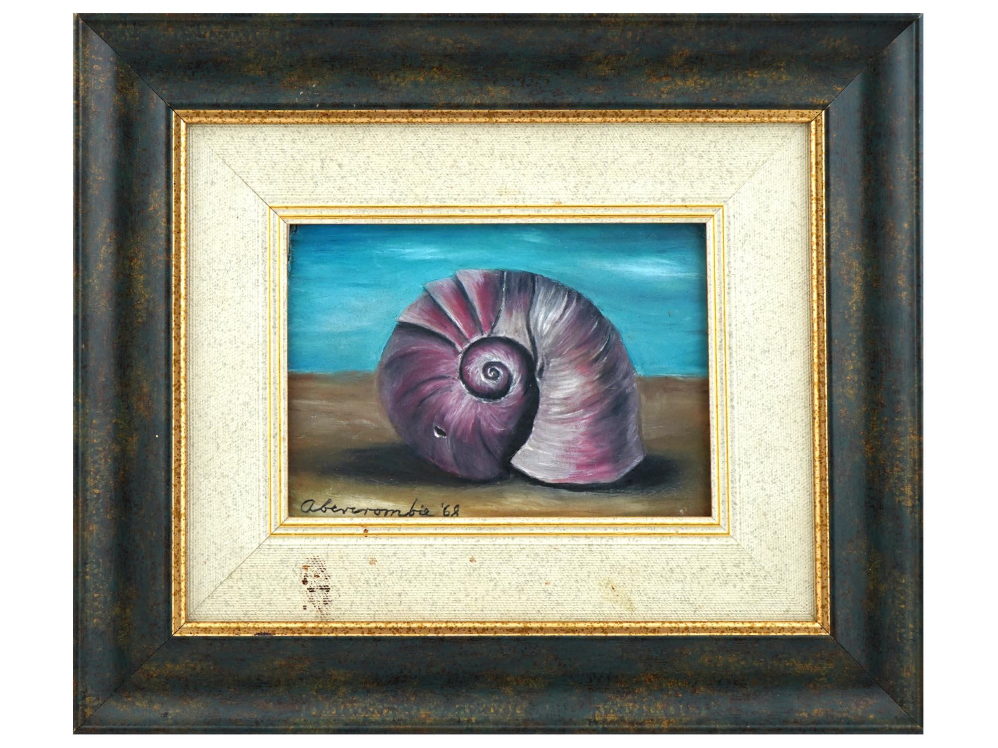 AMERICAN SHELL OIL PAINTING BY GERTRUDE ABERCROMBIE PIC-0