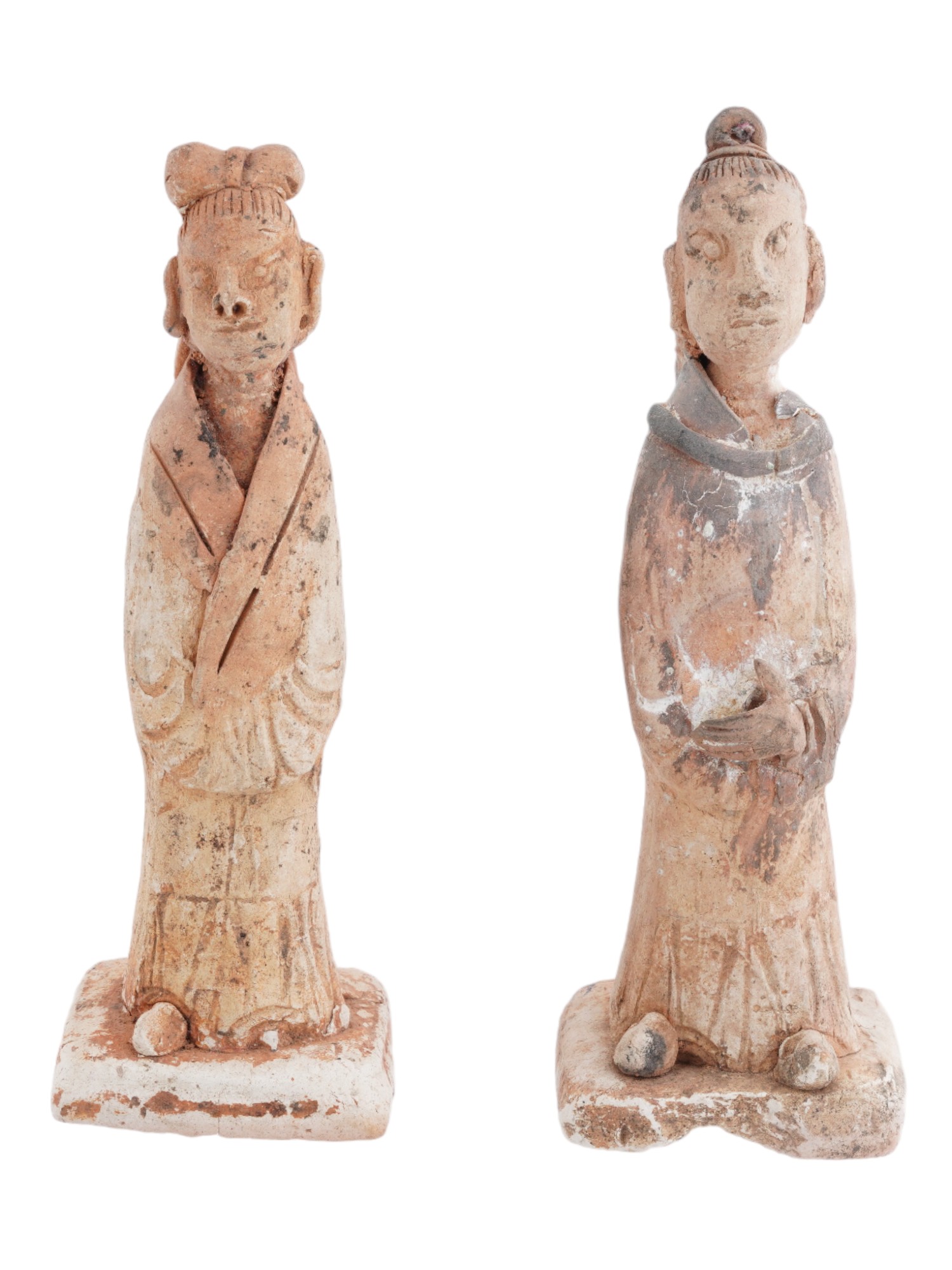 ANTIQUE CHINESE SONG DYNASTY TERRACOTTA FIGURINES PIC-1