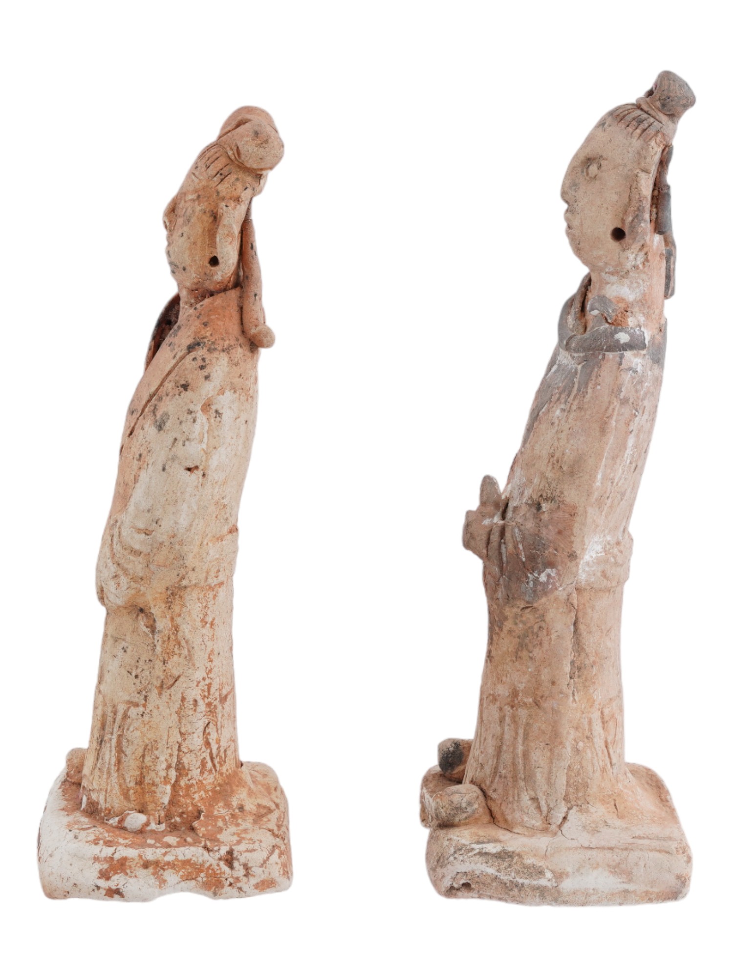ANTIQUE CHINESE SONG DYNASTY TERRACOTTA FIGURINES PIC-2