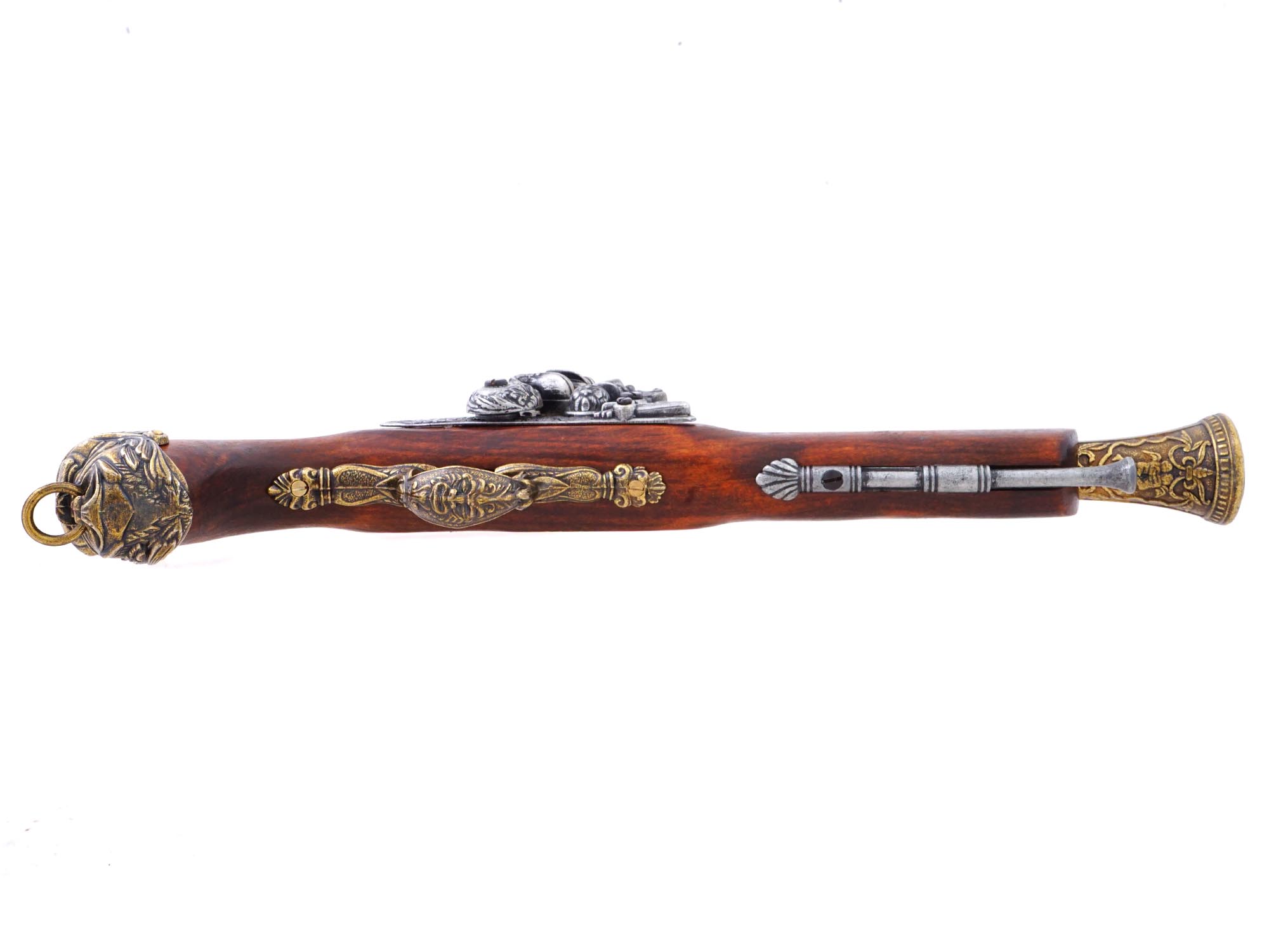 ITALIAN 1825 PERCUSSION DUELING FLINTLOCK PISTOL PIC-2