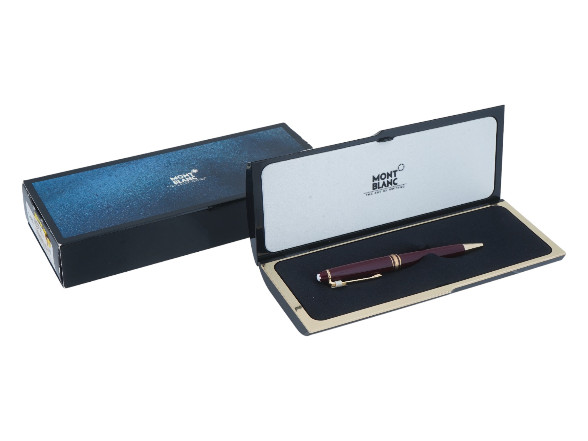 MONTBLANC MEISTERSTUCK GOLDEN RESIN BALLPOINT PEN PIC-0