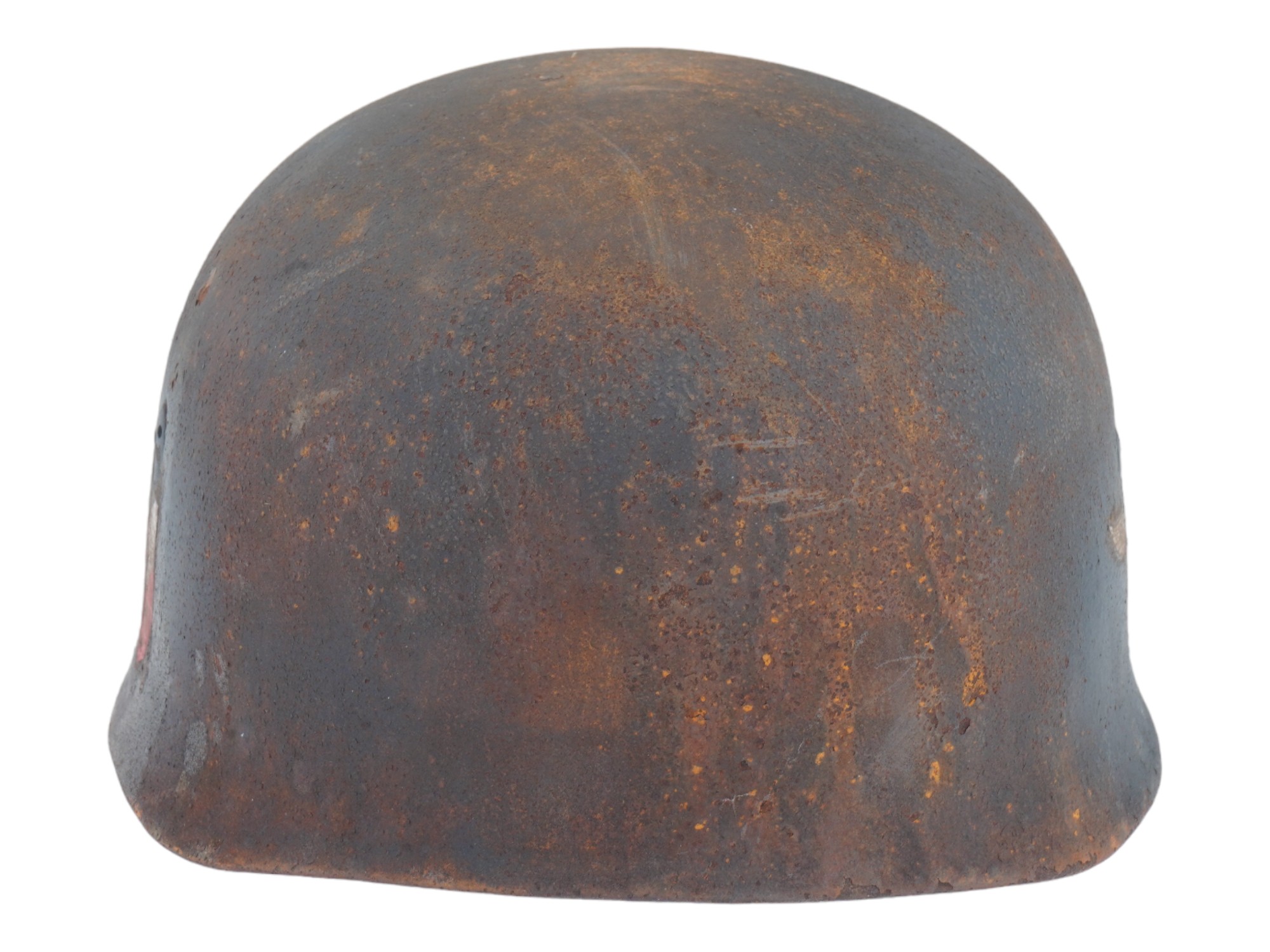 WWII NAZI GERMAN PARATROOPER HELMET BY KARL HEISLER PIC-2