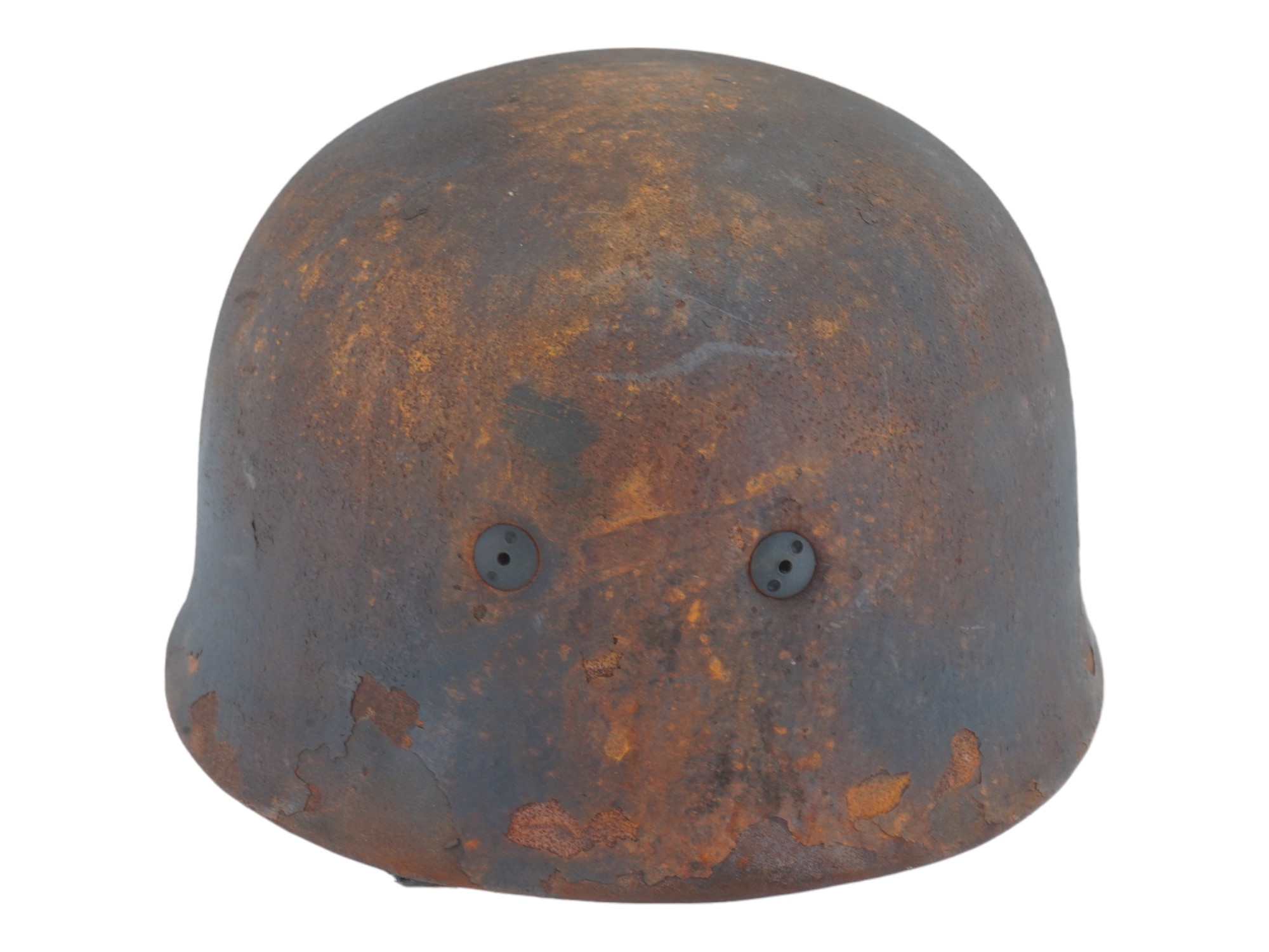 WWII NAZI GERMAN PARATROOPER HELMET BY KARL HEISLER PIC-3