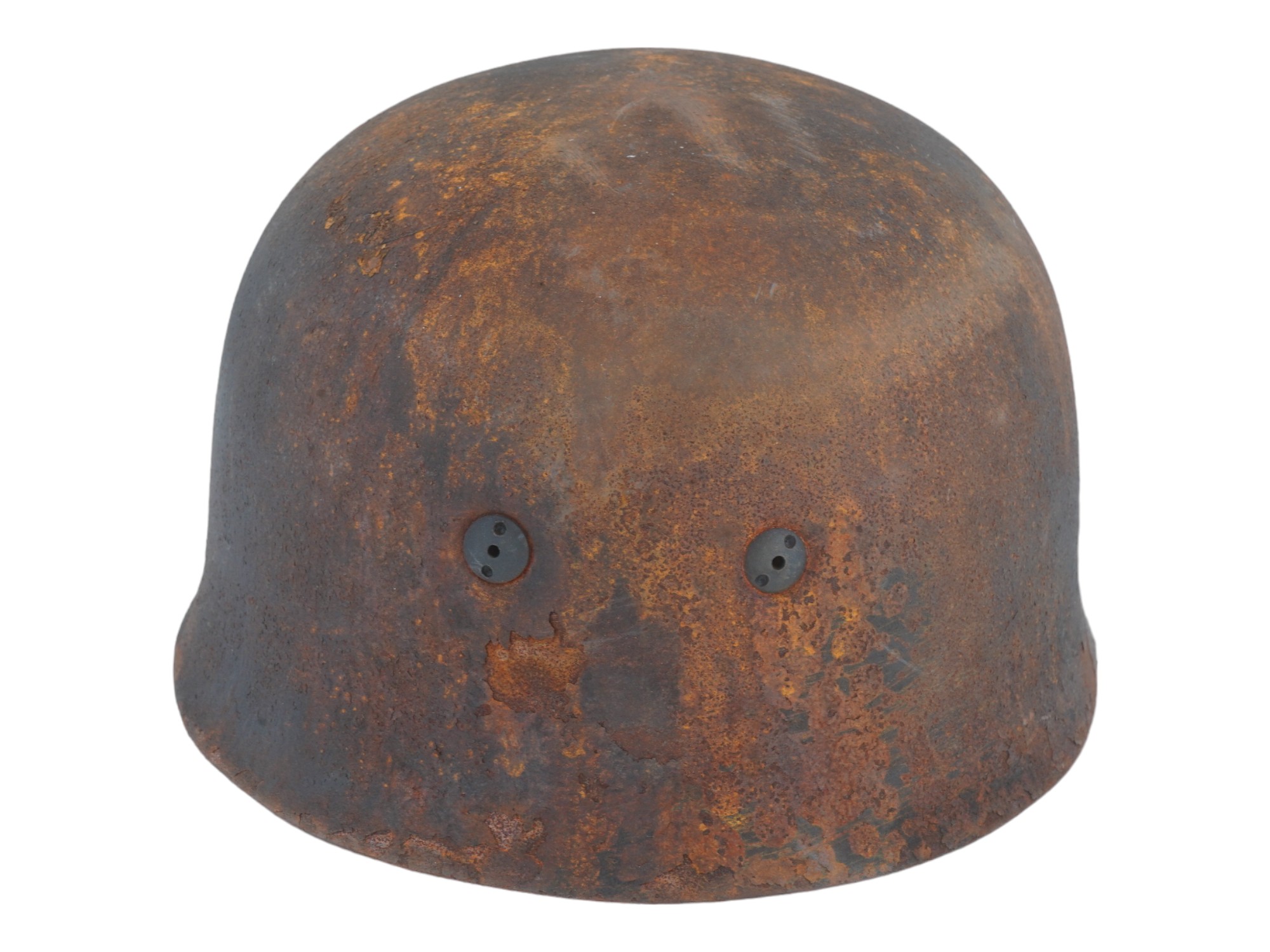 WWII NAZI GERMAN PARATROOPER HELMET BY KARL HEISLER PIC-2