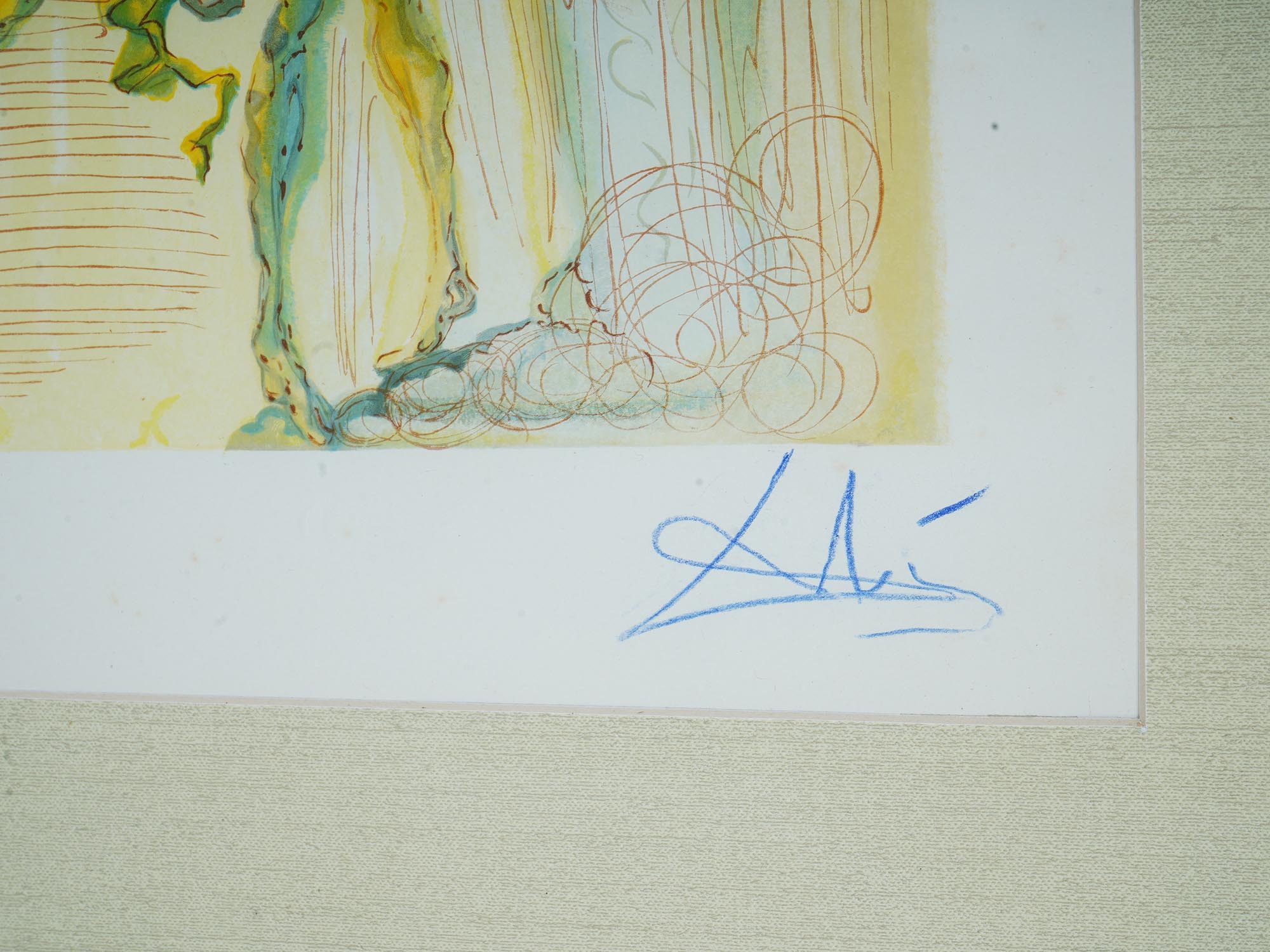 WOODCUT DIVINE COMEDY PRINT BY SALVADOR DALI PIC-3