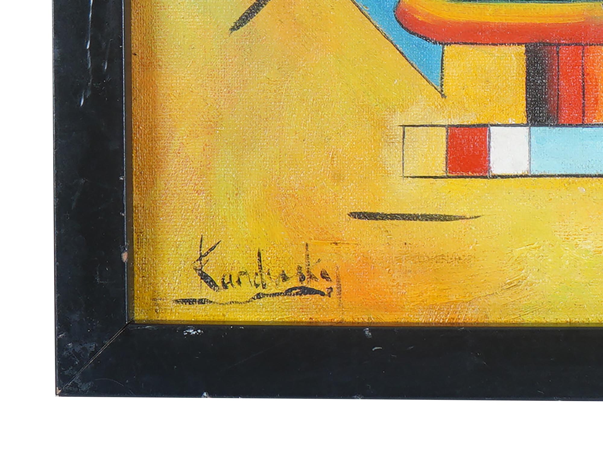 RUSSIAN ABSTRACT PAINTING AFTER WASSILY KANDINSKY PIC-2