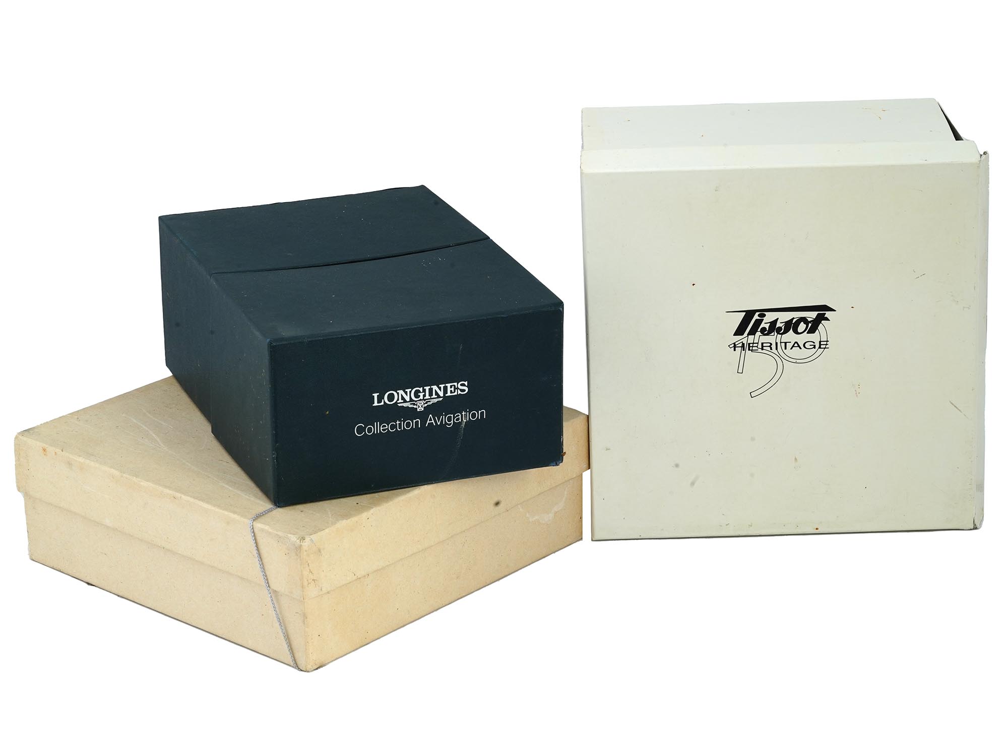 WATCH BOXES LONGINES AVIGATION EVIDENZA TISSOT HERITAGE PIC-0