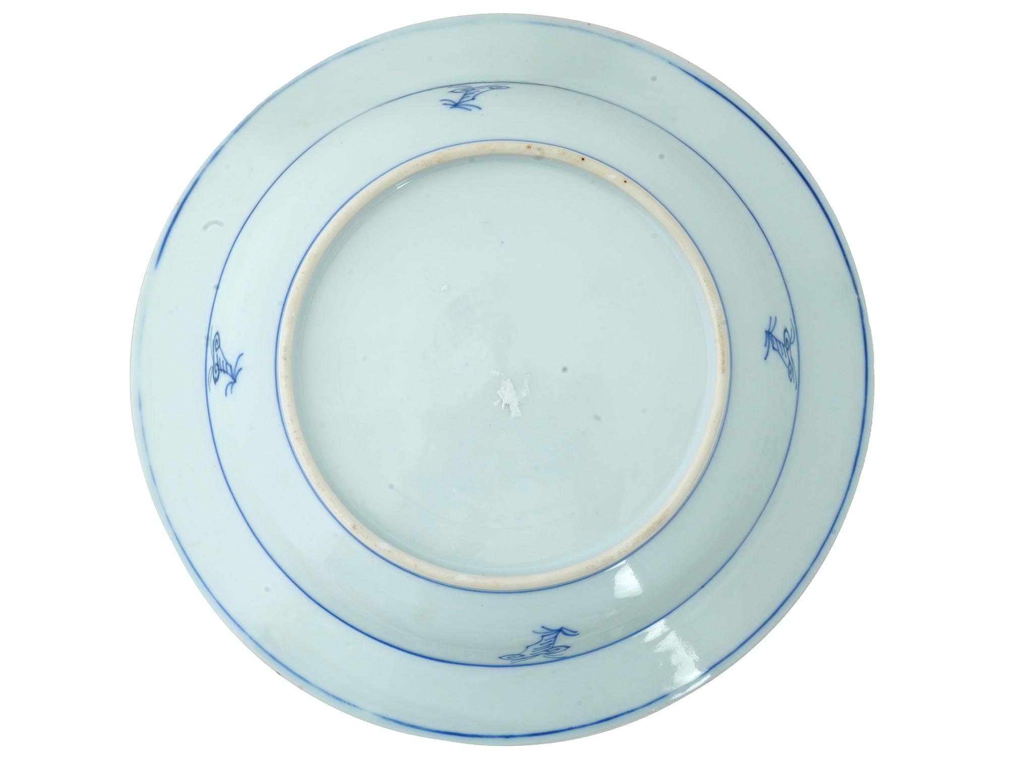 ANTIQUE CHINESE QING BLUE AND WHITE PORCELAIN BOWL PIC-2