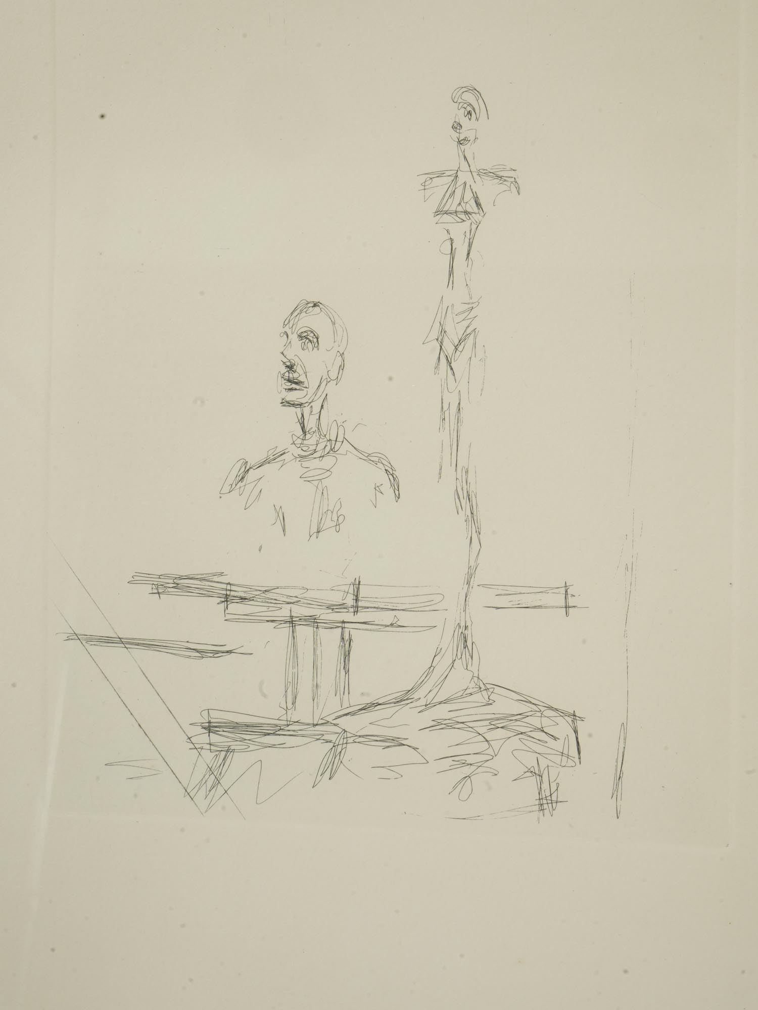 FRENCH ALBERTO GIACOMETTI SWISS LIMITED ETCHING PIC-1