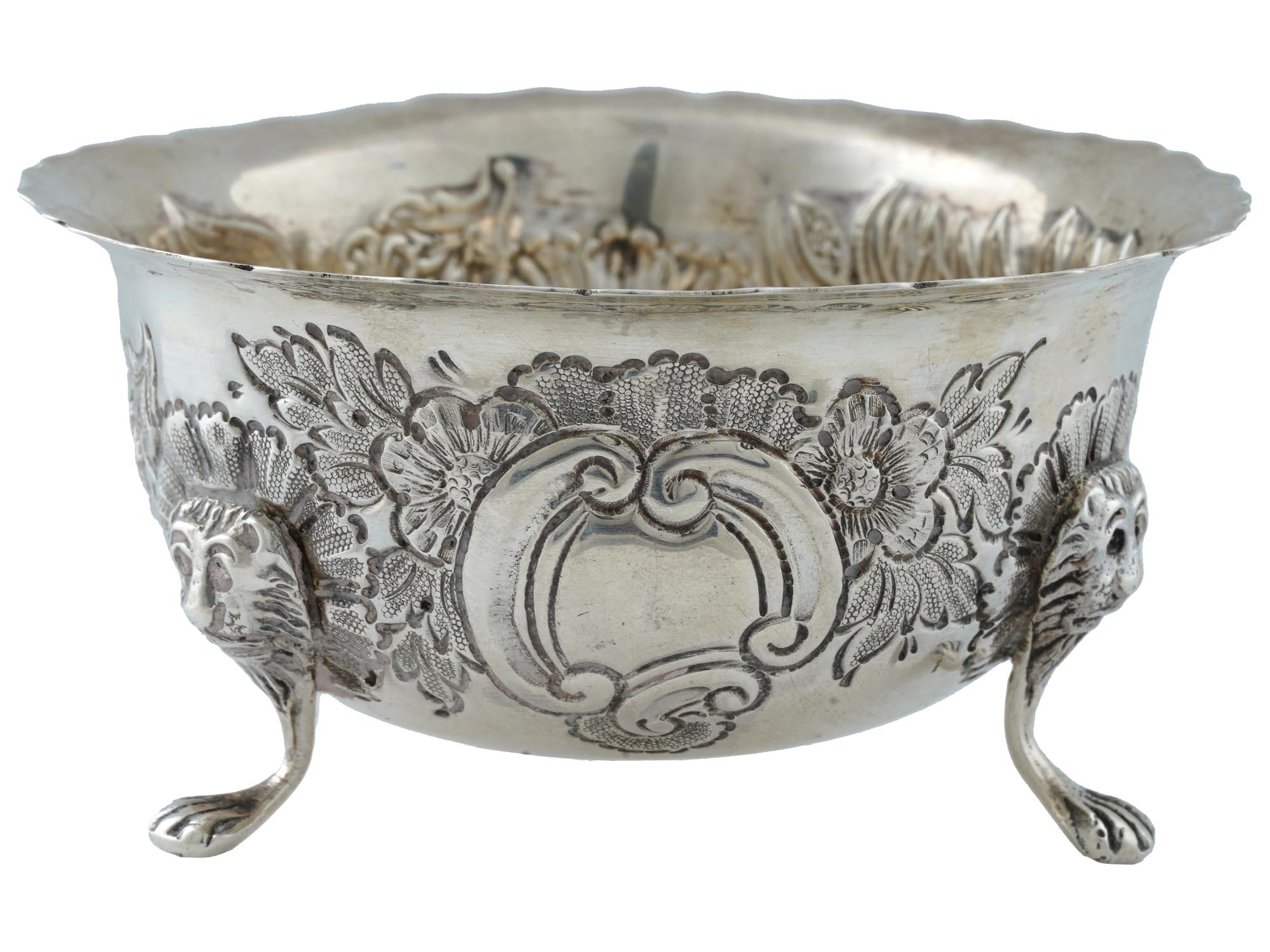 ANTIQUE 1905 ENGLISH STERLING SILVER SUGAR BOWL PIC-4