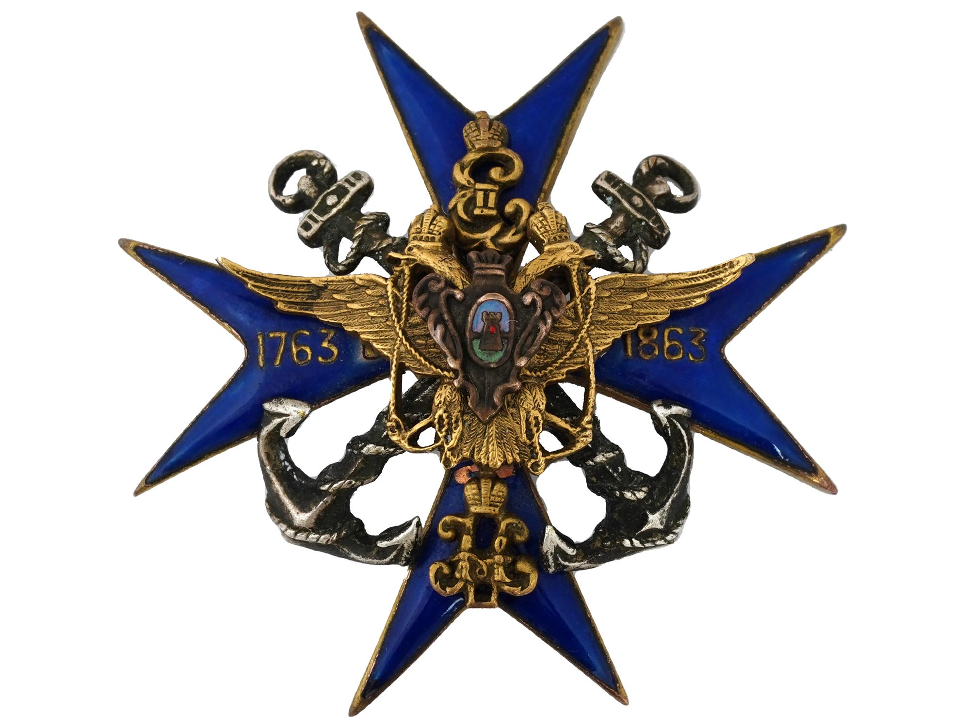 RUSSIAN 114TH INFANTRY NOVOTORZHSKY REGIMENT BADGE PIC-0