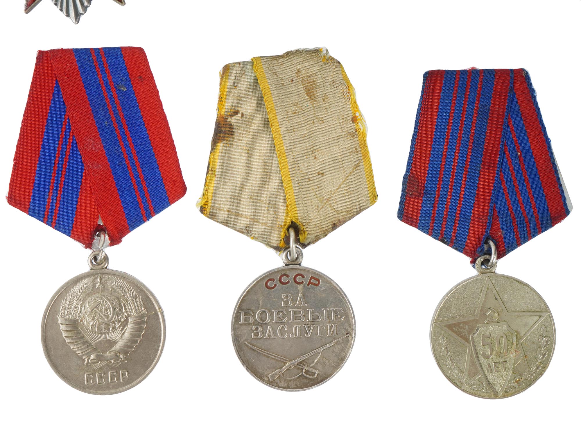 RUSSIAN SOVIET MILITARY ORDERS AND MEDALS PIC-9