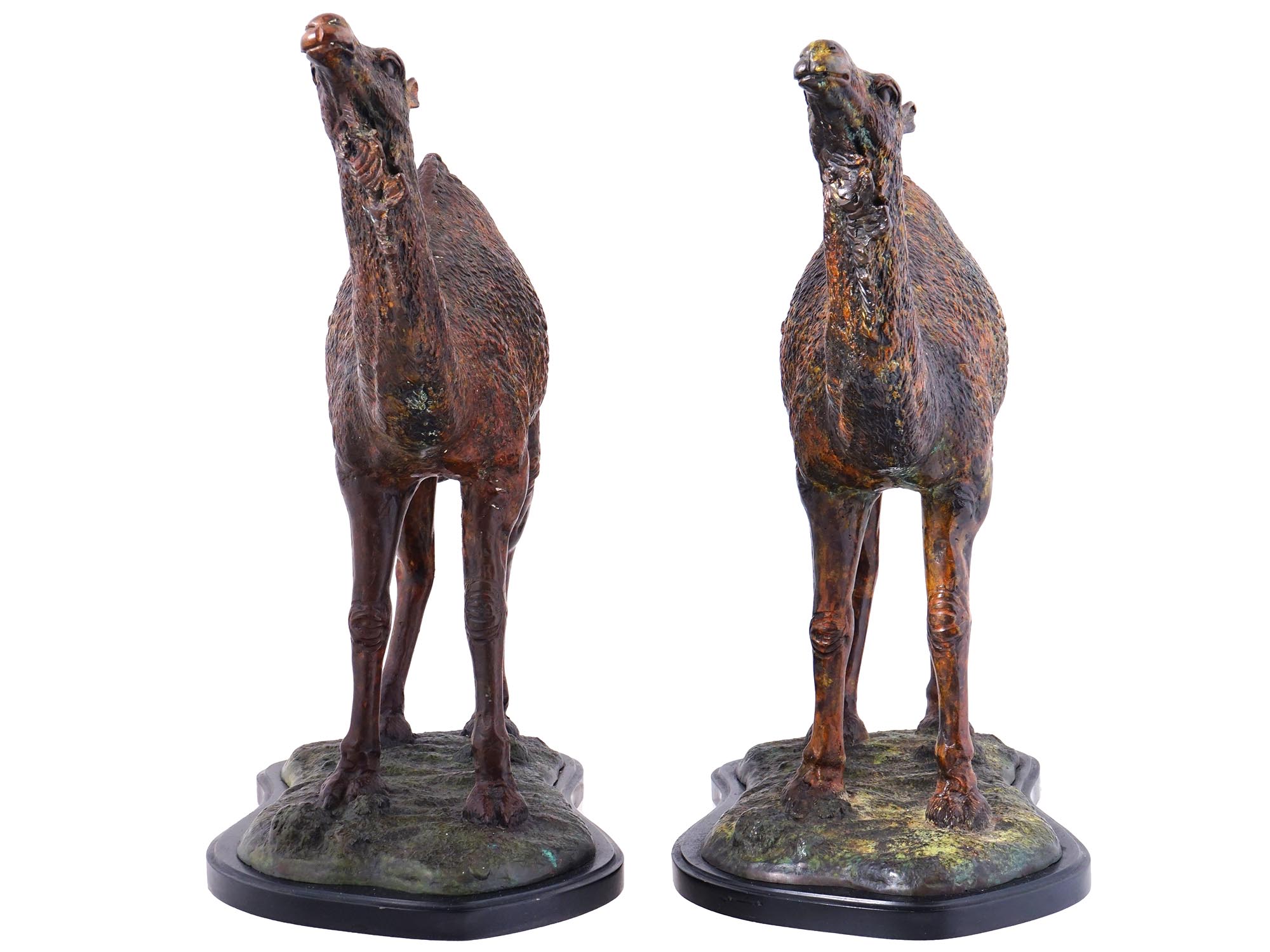 BRONZE CAMEL SCULPTURES AFTER KAREL TROMPENEERS PIC-3