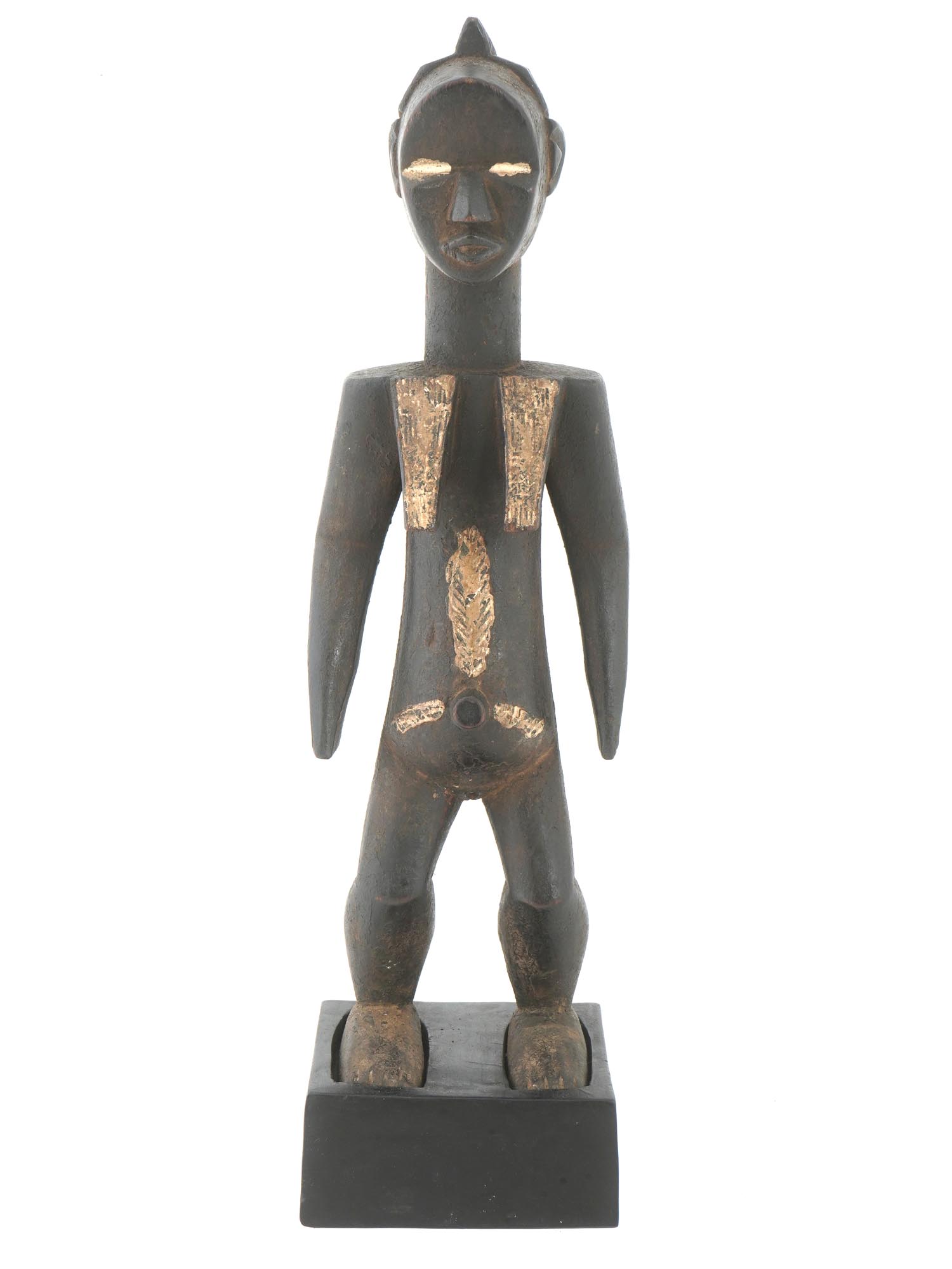 WEST AFRICAN IVORY COAST DAN MATERNITY WOOD FIGURE PIC-1