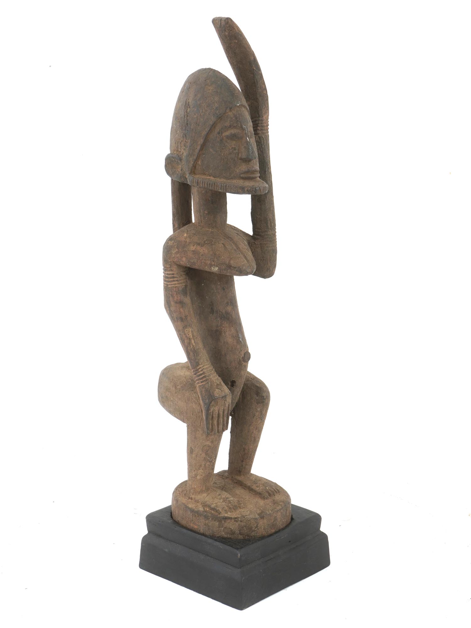 WEST AFRICAN MALI DOGON HAND CARVED WOOD FIGURE PIC-0