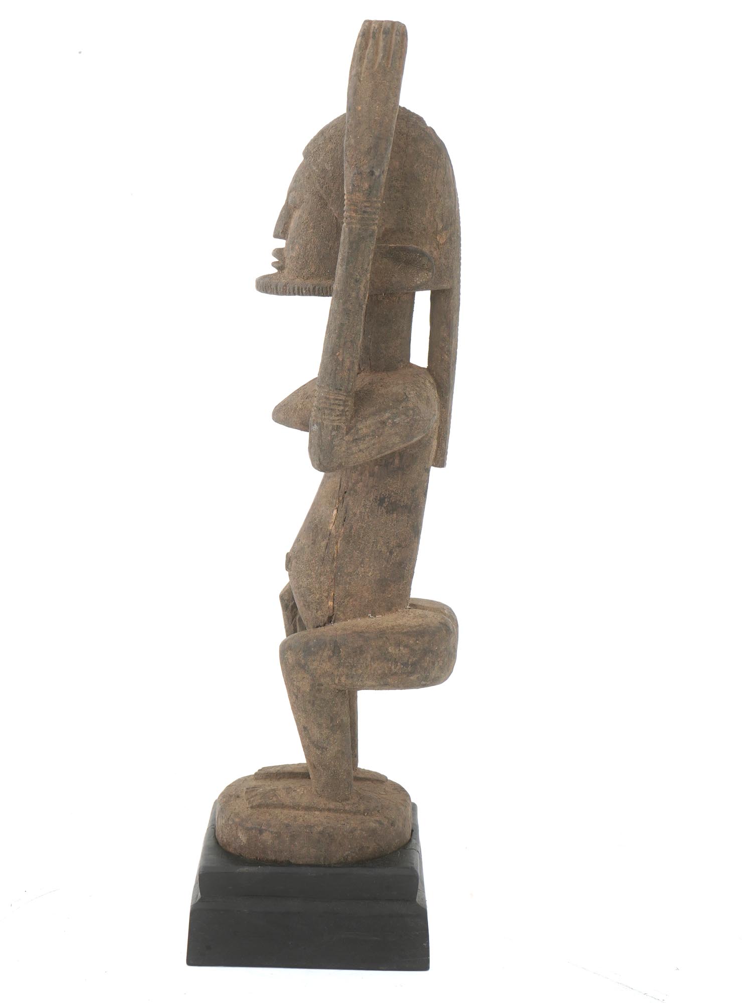 WEST AFRICAN MALI DOGON HAND CARVED WOOD FIGURE PIC-3