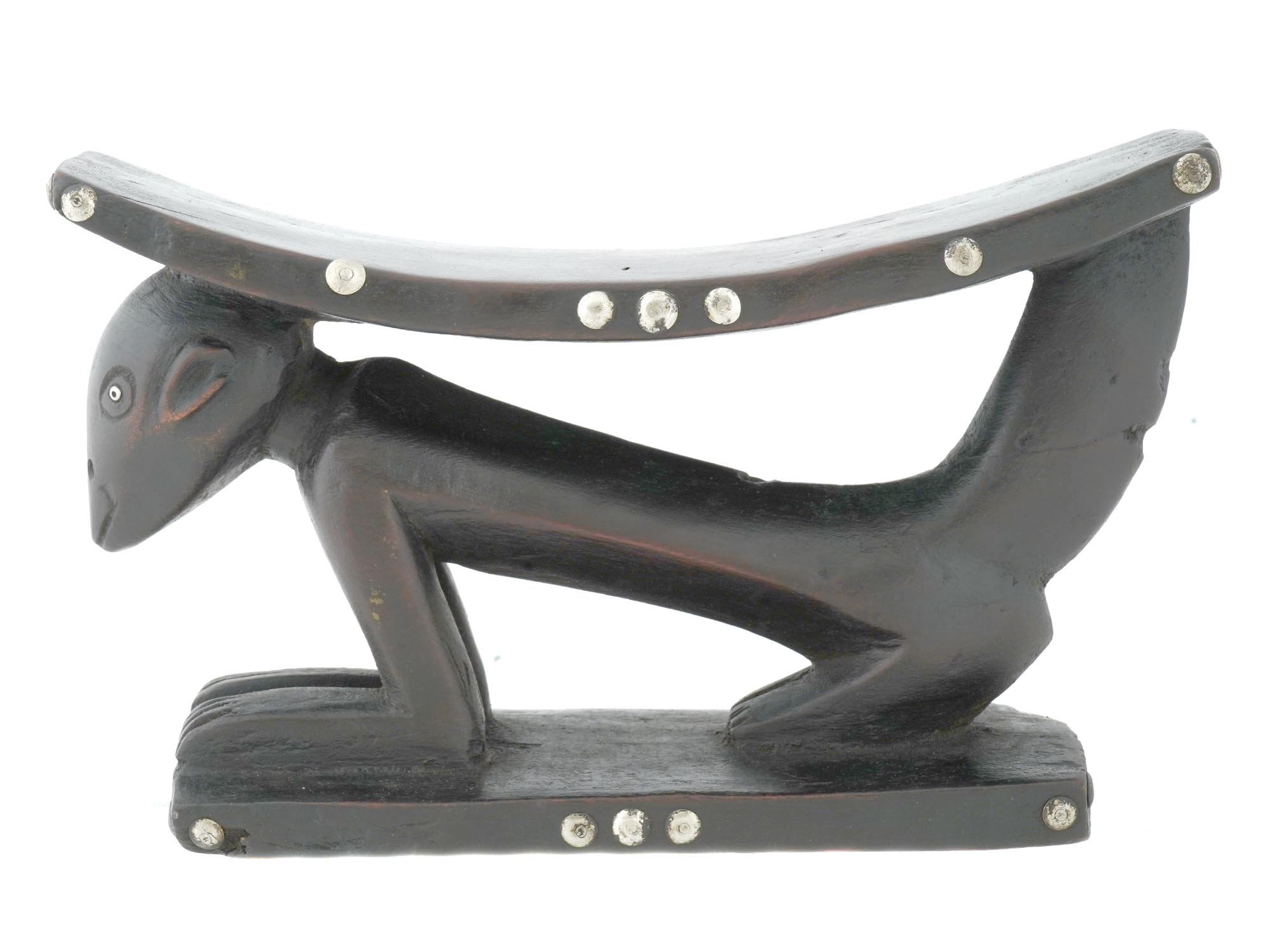NORTH EASTERN AFRICAN SOUTH SUDAN WOOD HEAD REST PIC-2