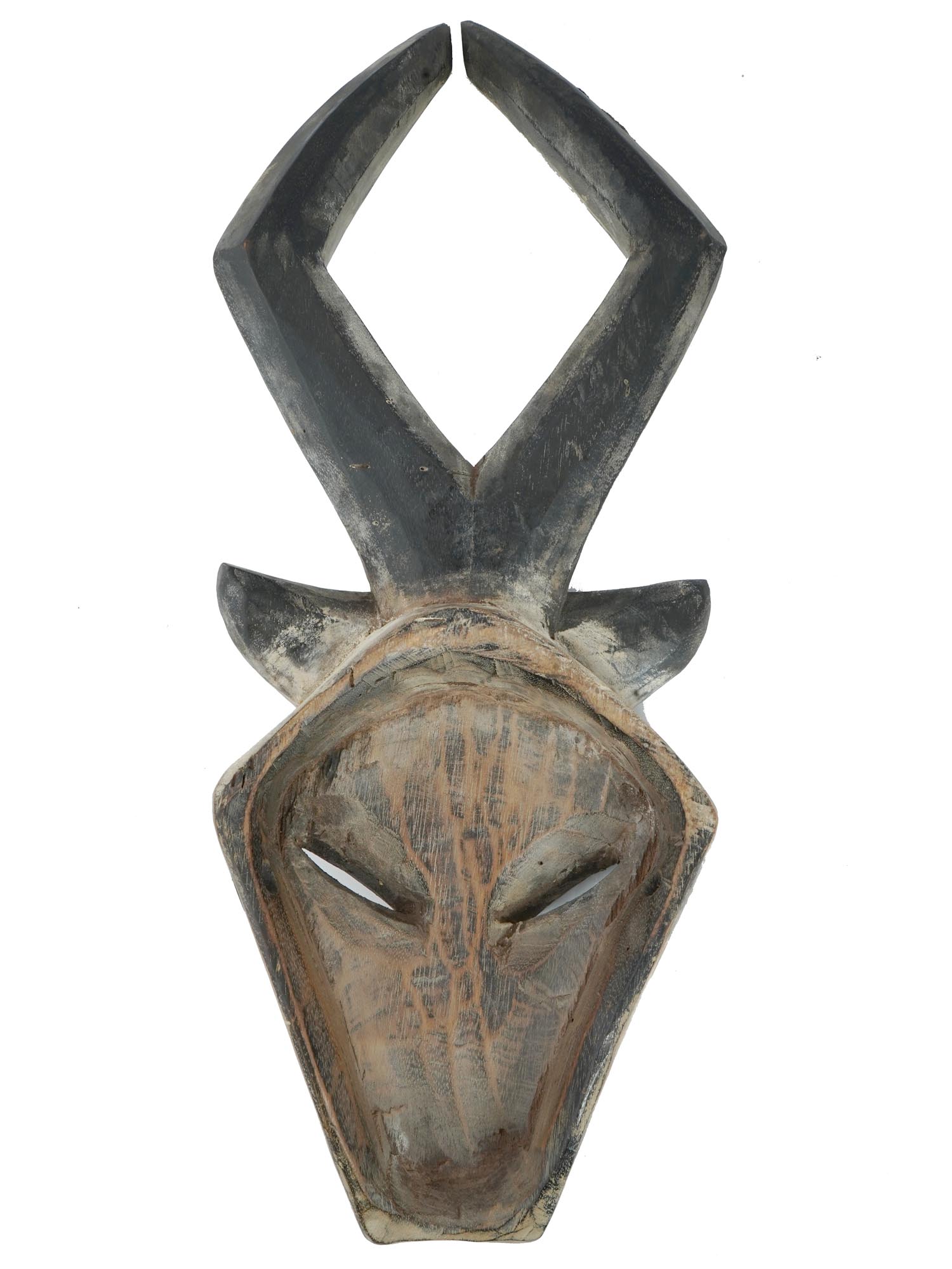 KWELET WOODEN ANTELOPE MASK GABON CENTRAL AFRICA PIC-2