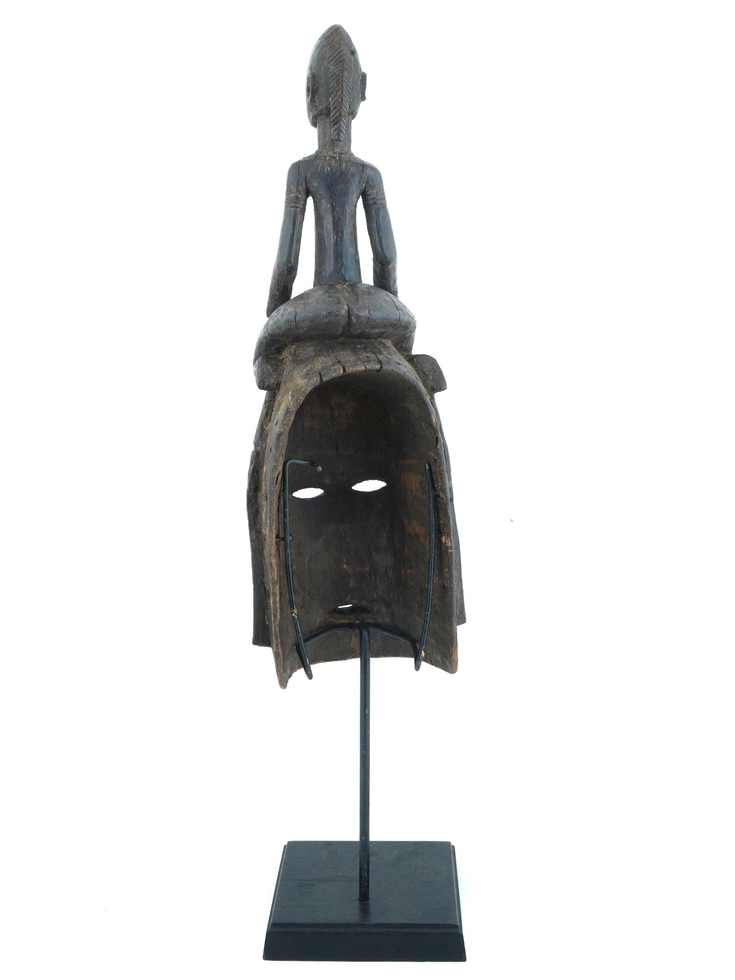 WEST AFRICAN DOGON PEOPLE WOODEN MASK FROM MALI PIC-3