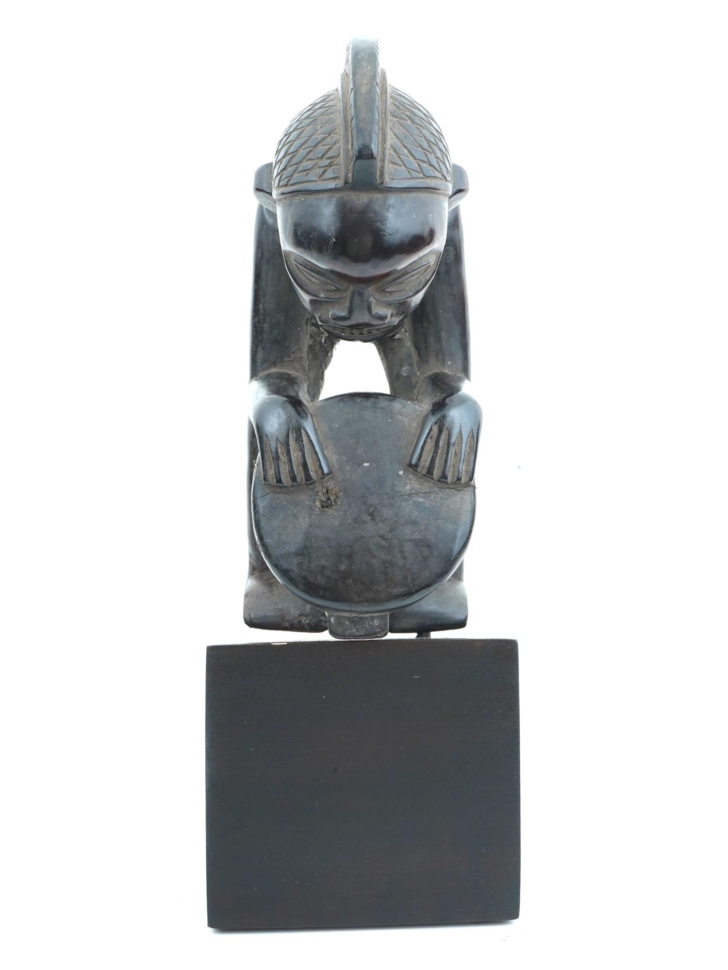 EARLY 20TH C MBALA CONGO CENTRAL AFRICAN FIGURINE PIC-3