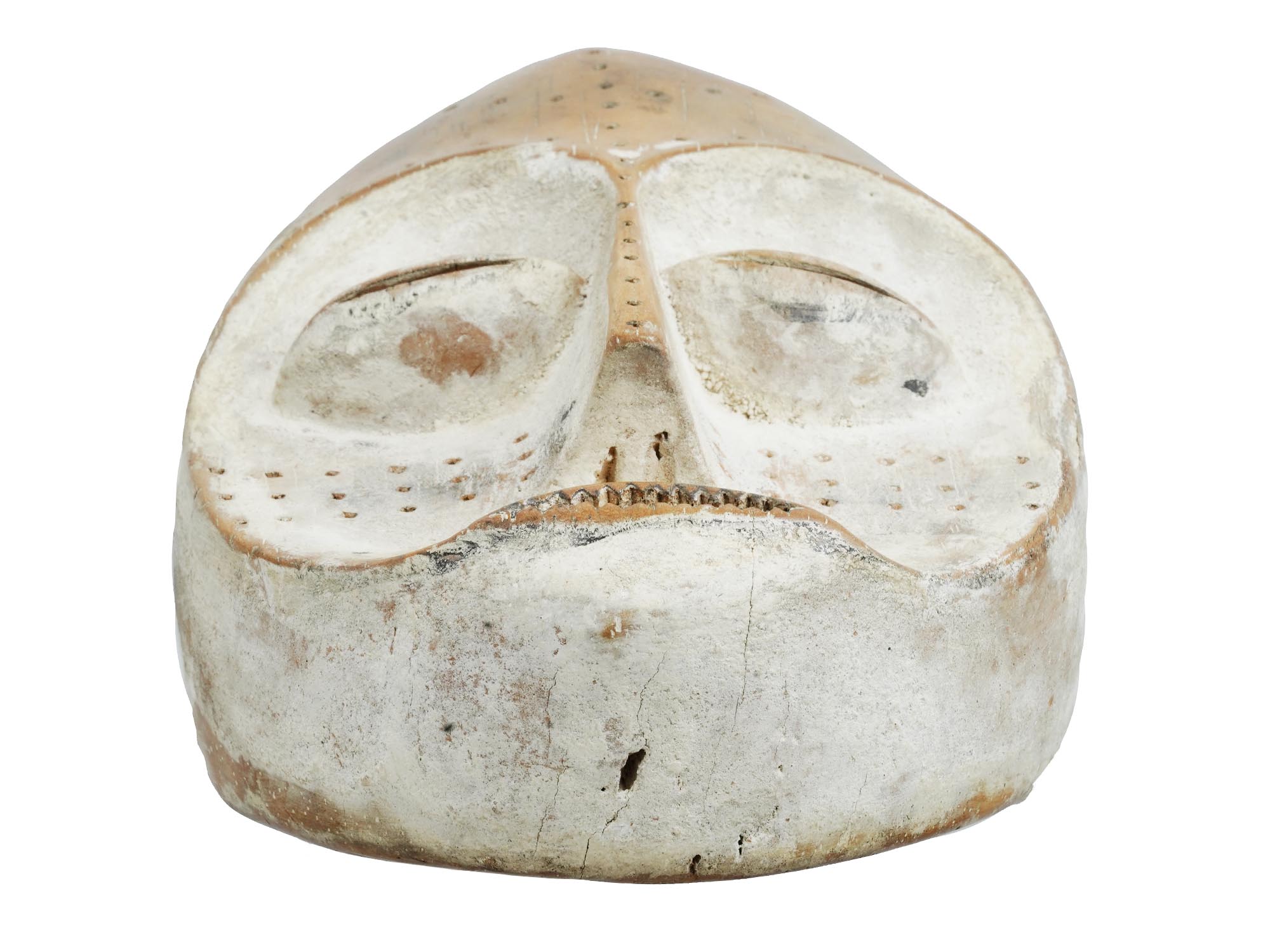 CENTRAL AFRICAN CONGO LEGA BWAMI WOODEN MASK PIC-5